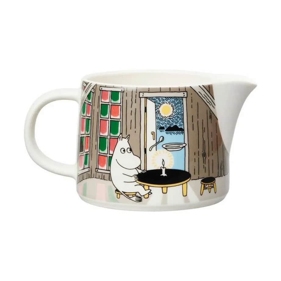 Moomin Arabia Serveringskander Moomin special Kande - Tusmørke i brun, 35 cl, 4