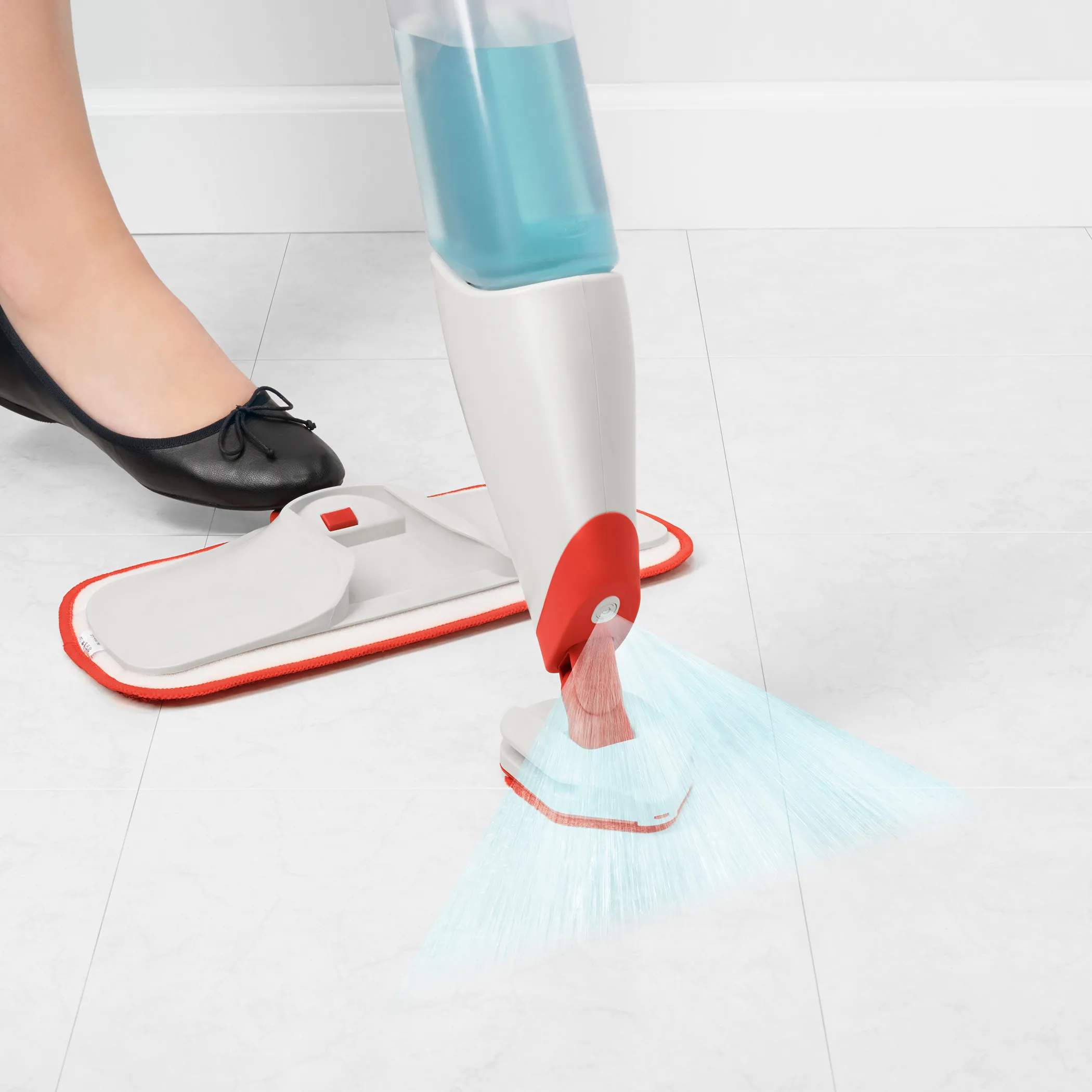OXO Gulvvaskere og tilbehør Good Grips Spray Moppe i Stål/hvid, 2