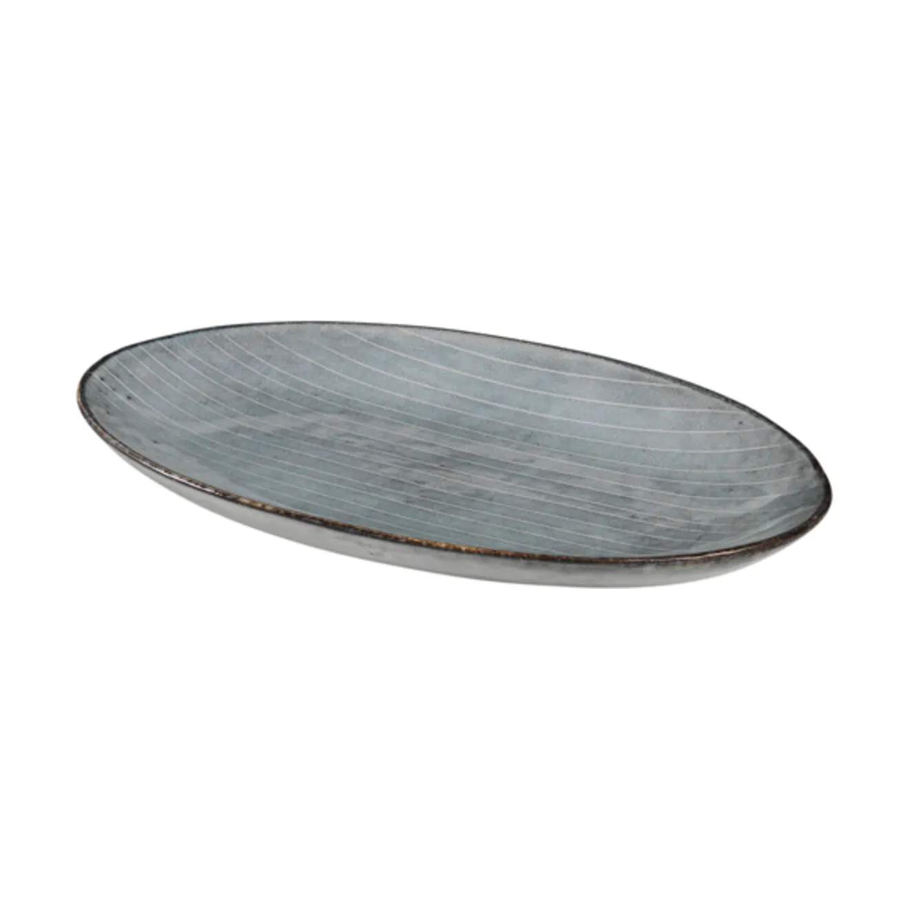 Broste Copenhagen Serveringsfade Nordic Sea Serveringsfad i Soft Blue, 3