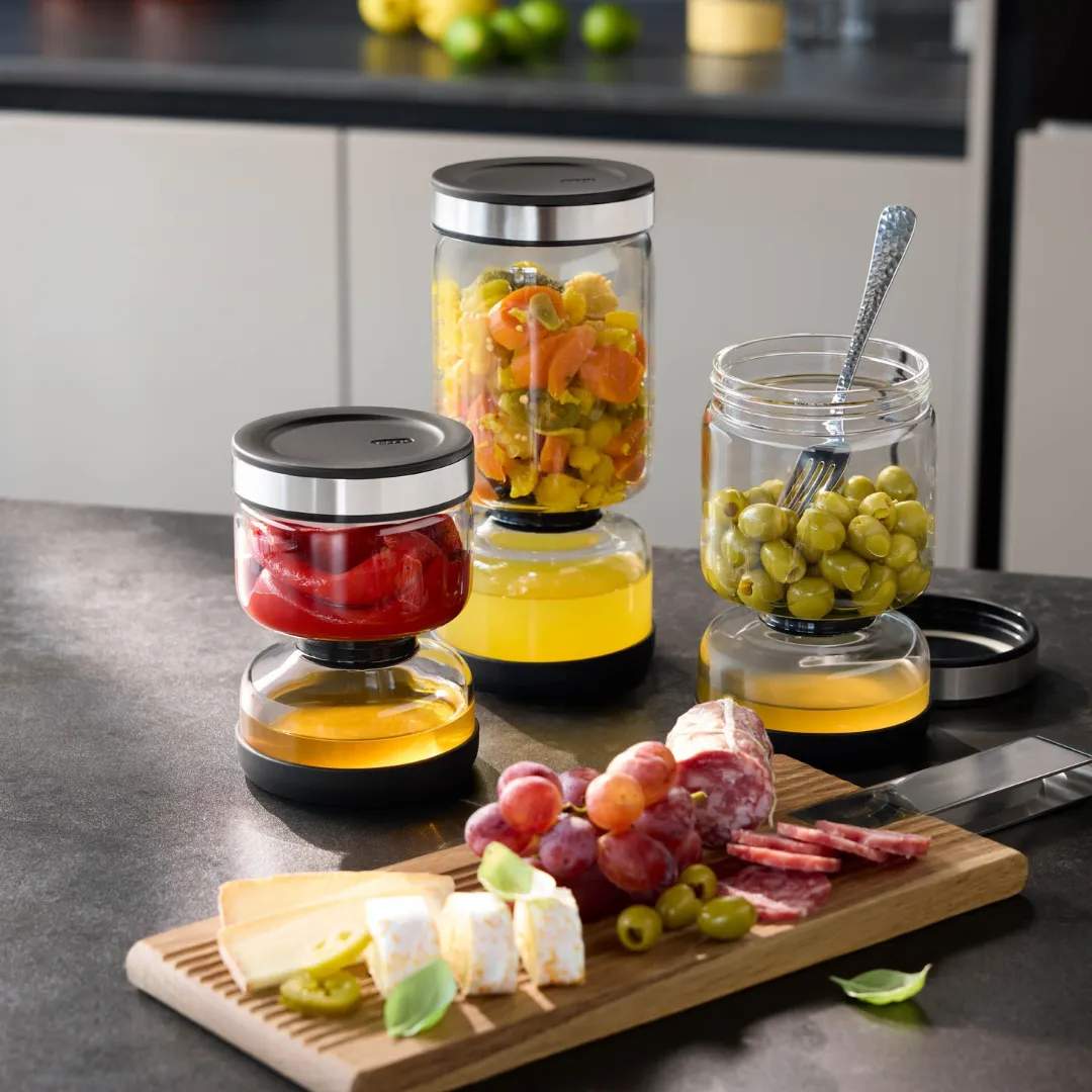 Gefu Opbevaringsglas Lavina Dræningsglas i 750 ml, 2