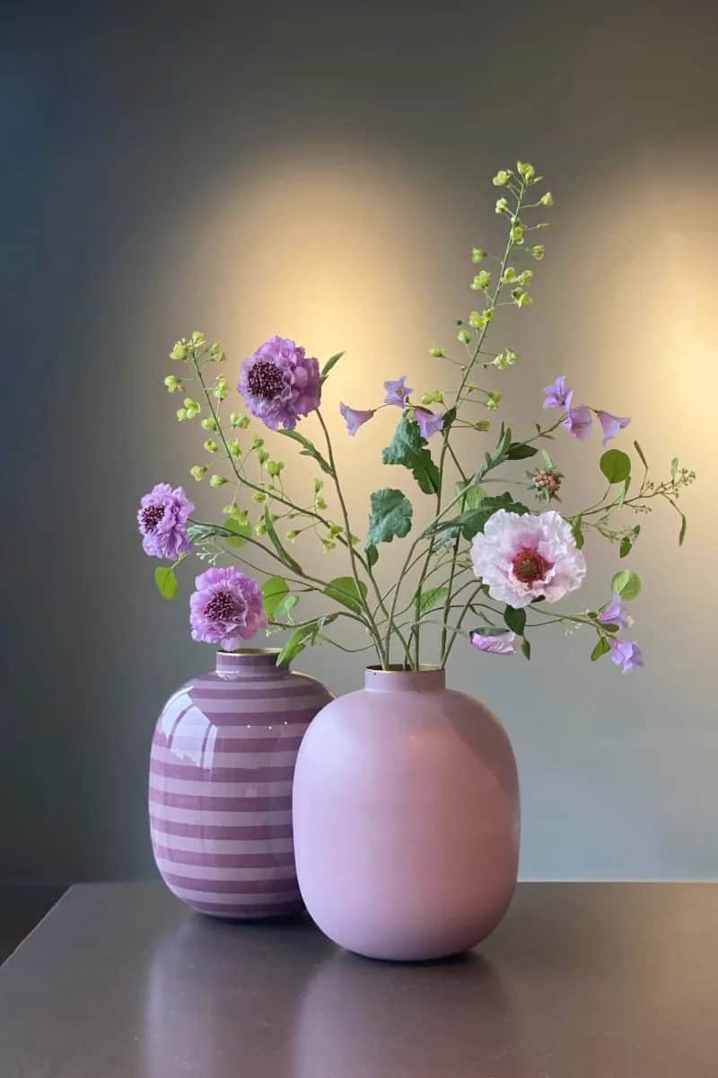 PIP Studio Vaser Pip Studio Home Accessories Vase i Lilac Stripes, 4