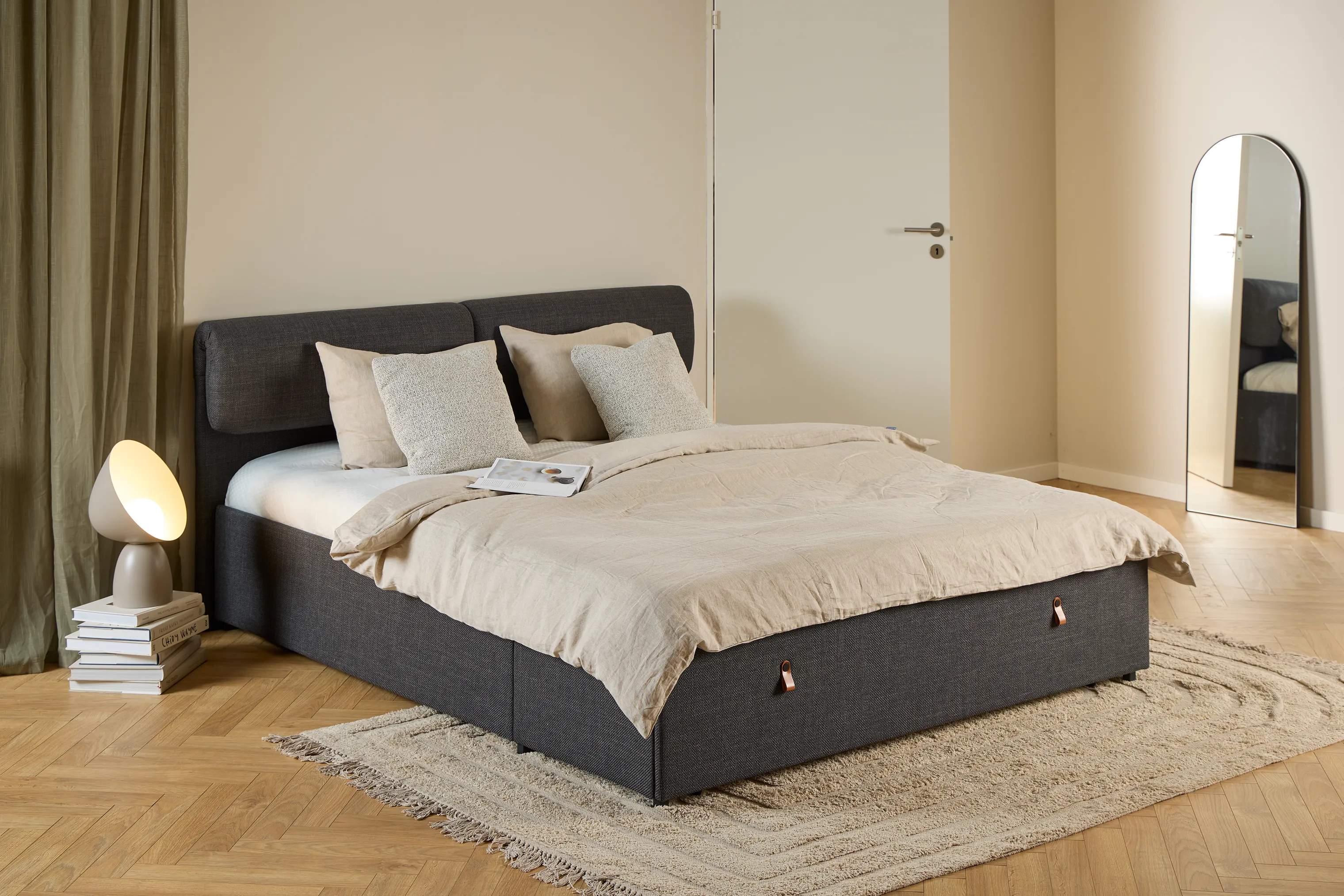 CASA Living Daybeds Calvi Sengeramme i B177 x L202 cm, 2