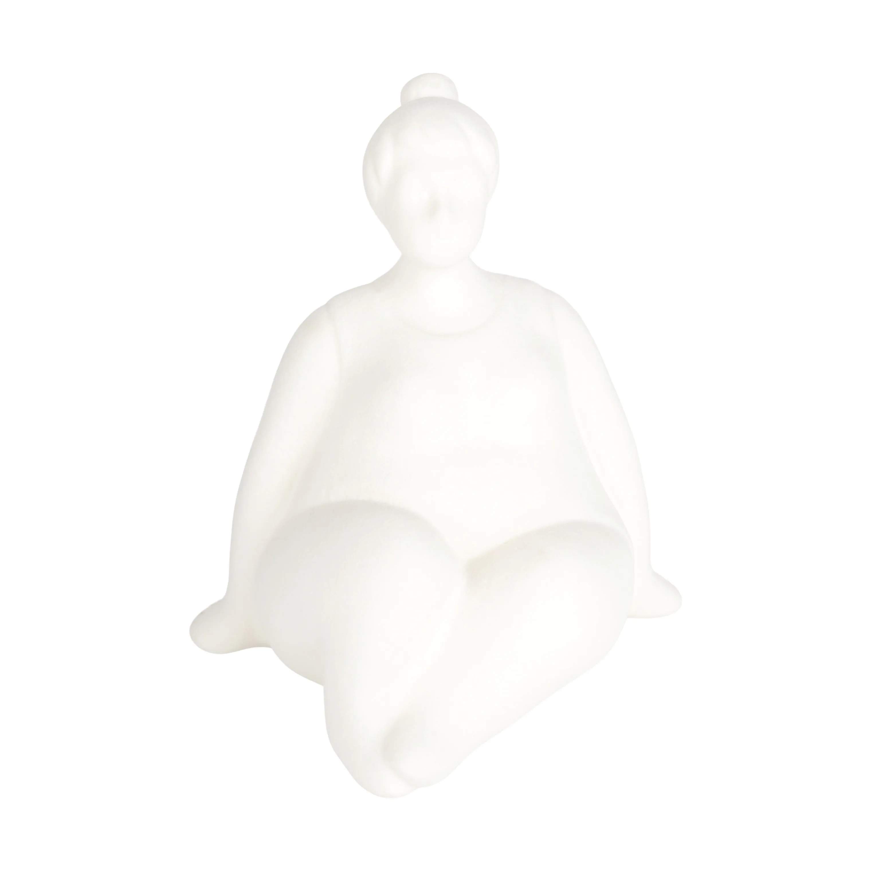CASA Living Øvrige figurer Figur - Dame i Siddende dame med åbent kropssprog, 1