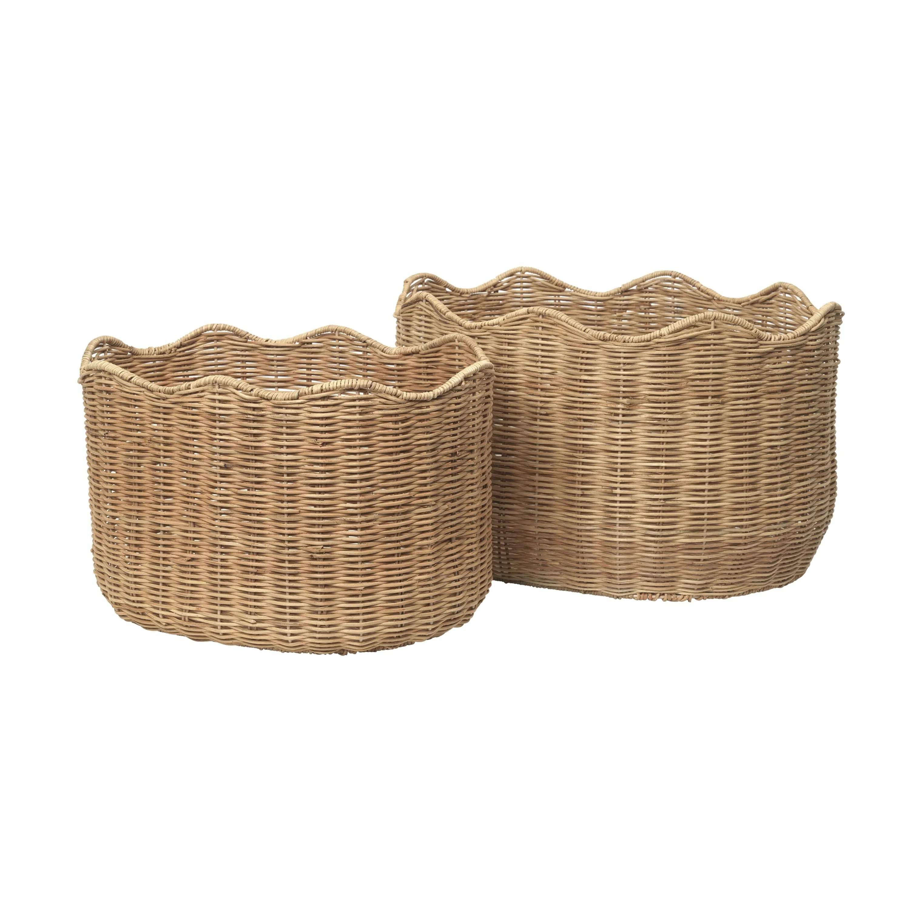 Broste Copenhagen Kurve Lola Kurv - 2 stk. i Brun, 1