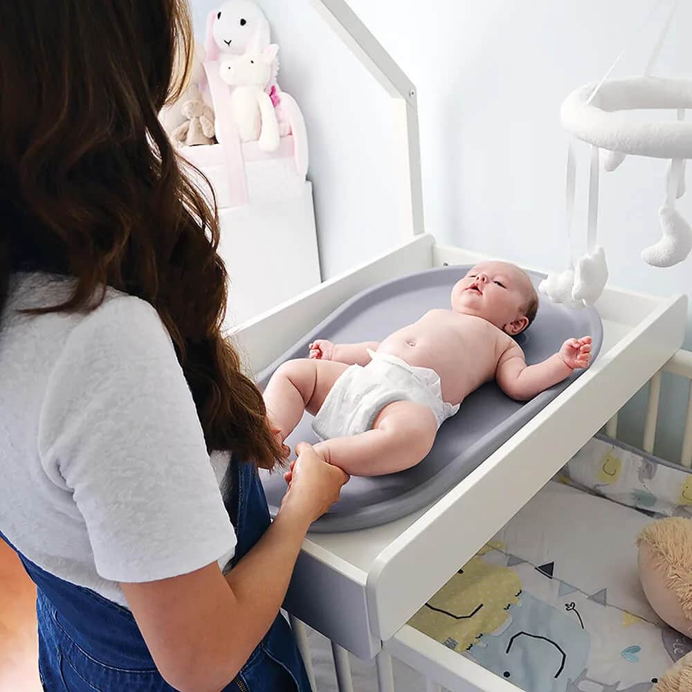 Shnuggle Til børneværelset Squishy Pusleunderlag i Grå, 2