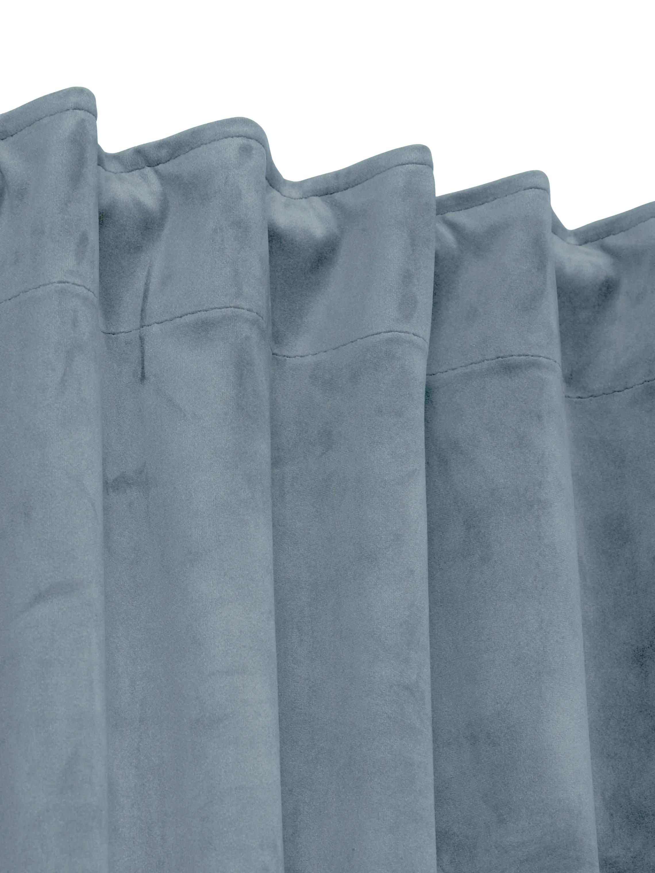 Svanefors Gardiner og gardinstænger Estelle Estrelle Gardin - 2 stk. i Denim, H280 x B135 cm, 1