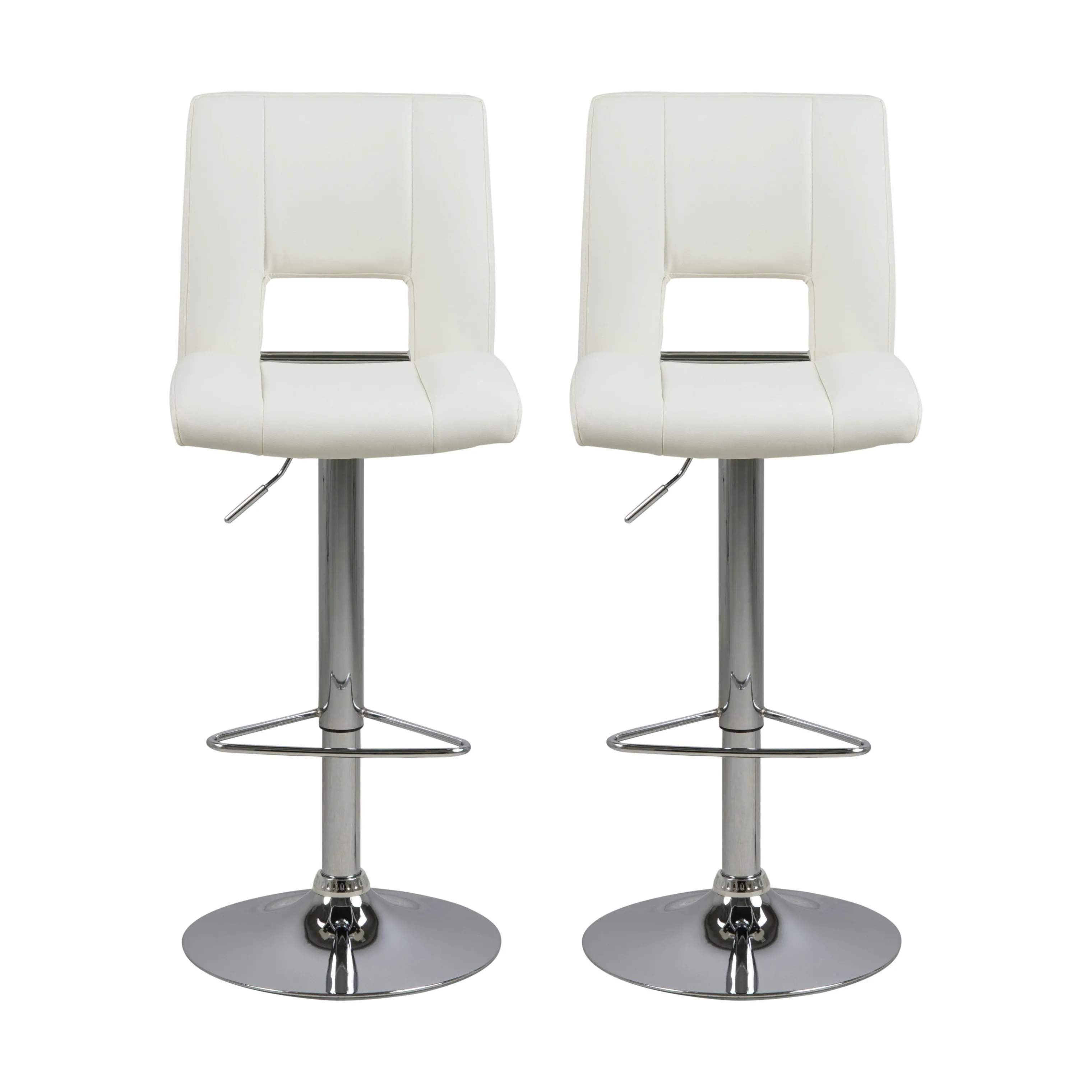 CASA Living Barstole Sylvia Barstol - 2 stk. i Hvid, 4