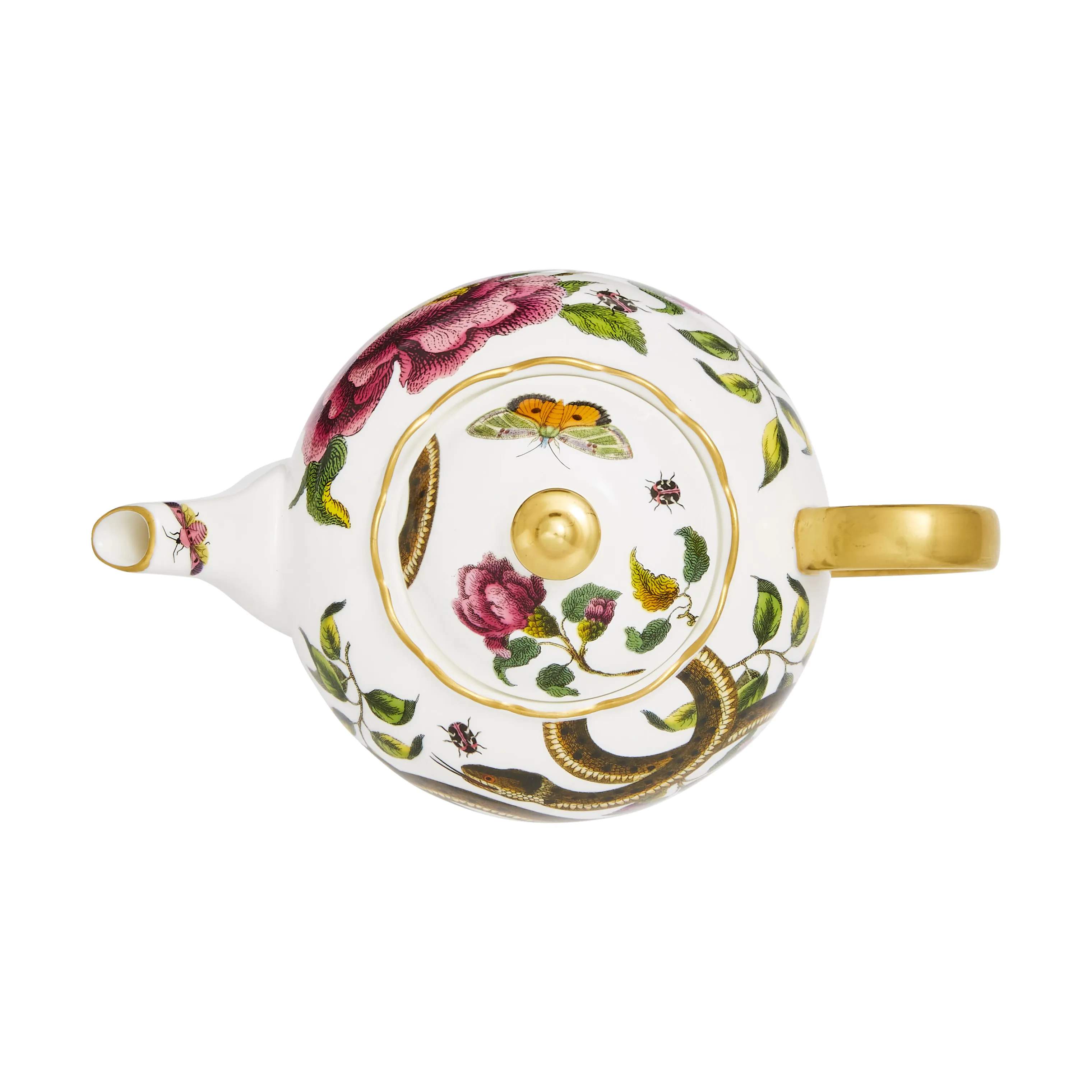 Spode Tekander Creatures Of Curiosity Tekande i Hvid/Lyserød/Grøn/guld, 6