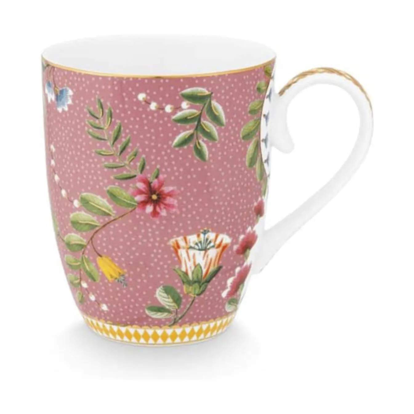 PIP Studio Krus og kopper med hank La Majorelle Krus i Pink, 350 ml, 4