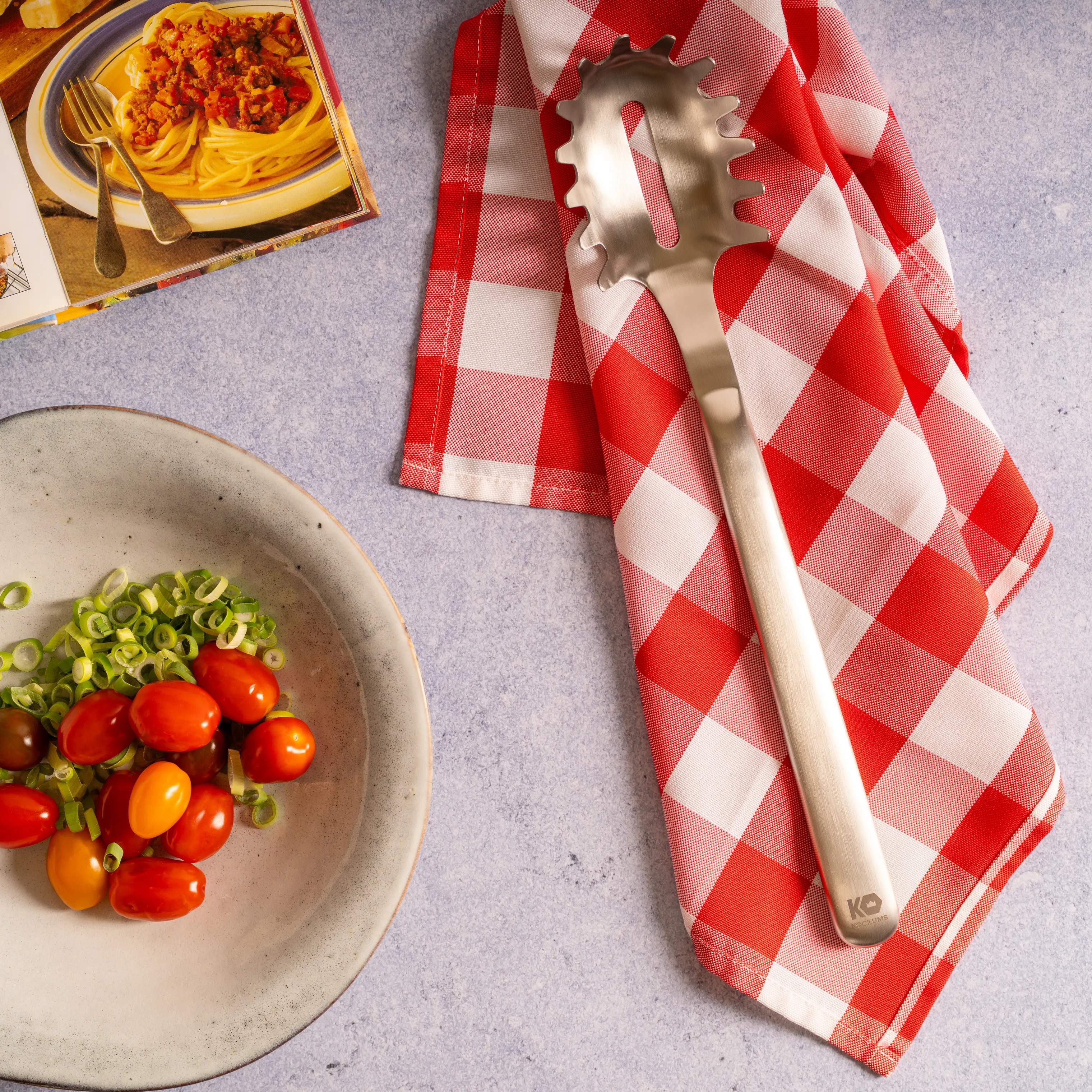 Kockums Jernverk Pastaskeer Pastaske i Stål, 2