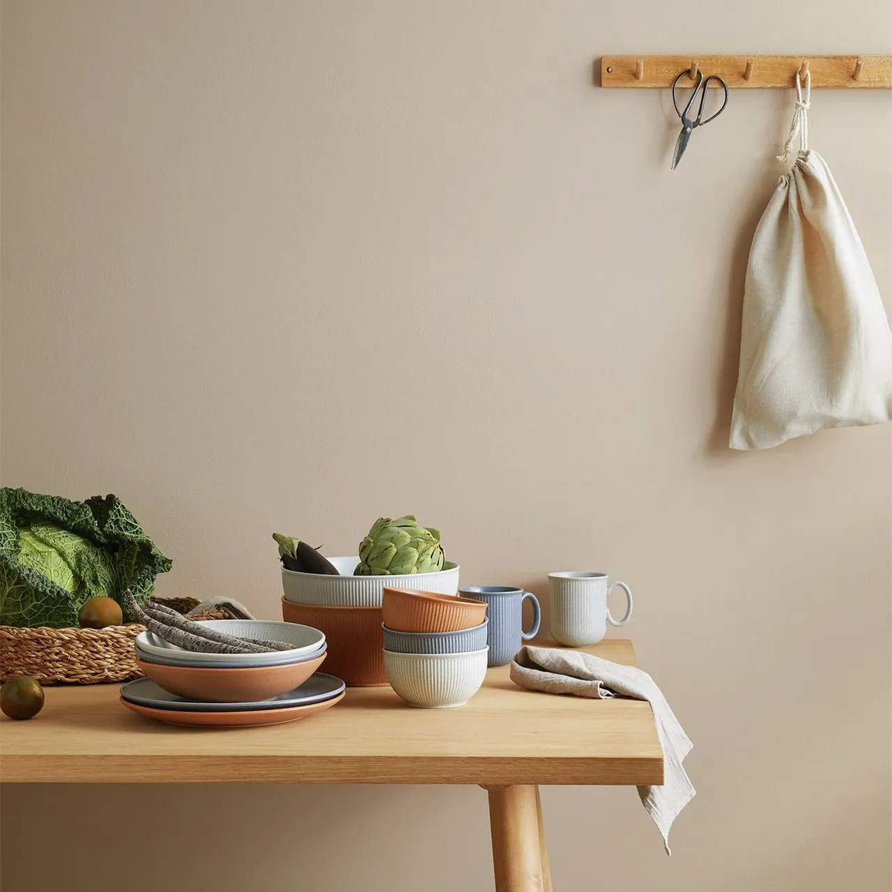 Rosenthal Dybe tallerkener Thomas Clay Dyb Tallerken i Sky, 28 cm, 3