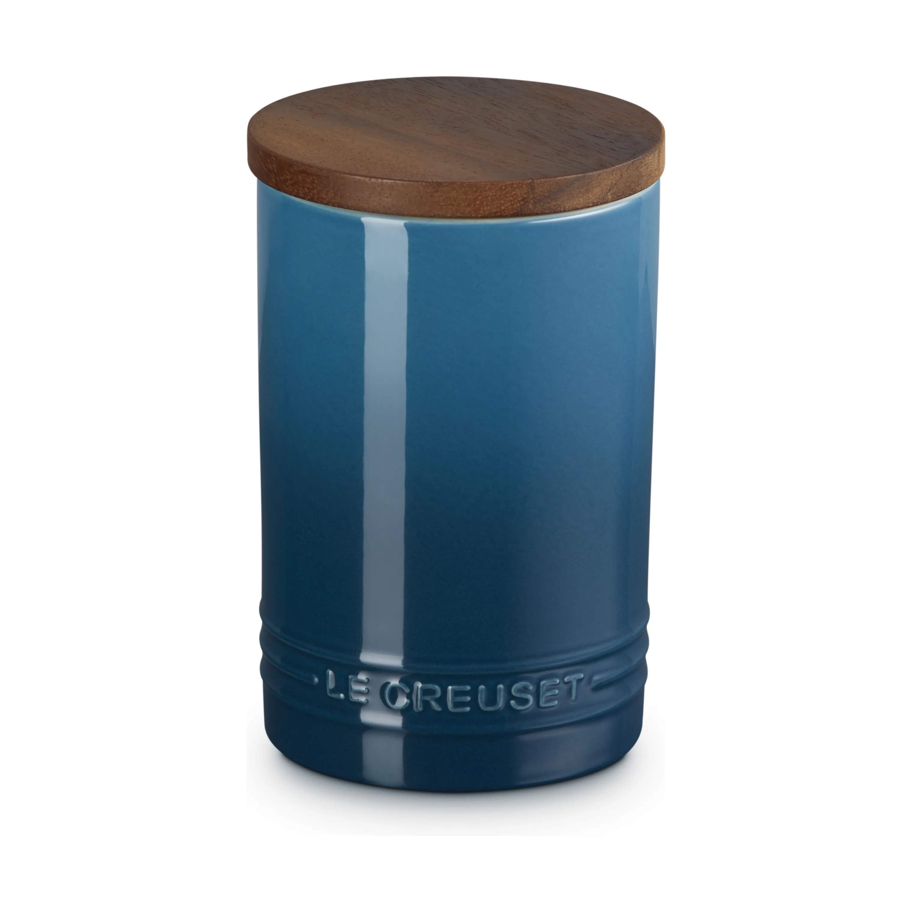 Le Creuset Opbevaringskrukker Signature Opbevaringskrukke m. Låg i Deep Teal, 770 ml, 5
