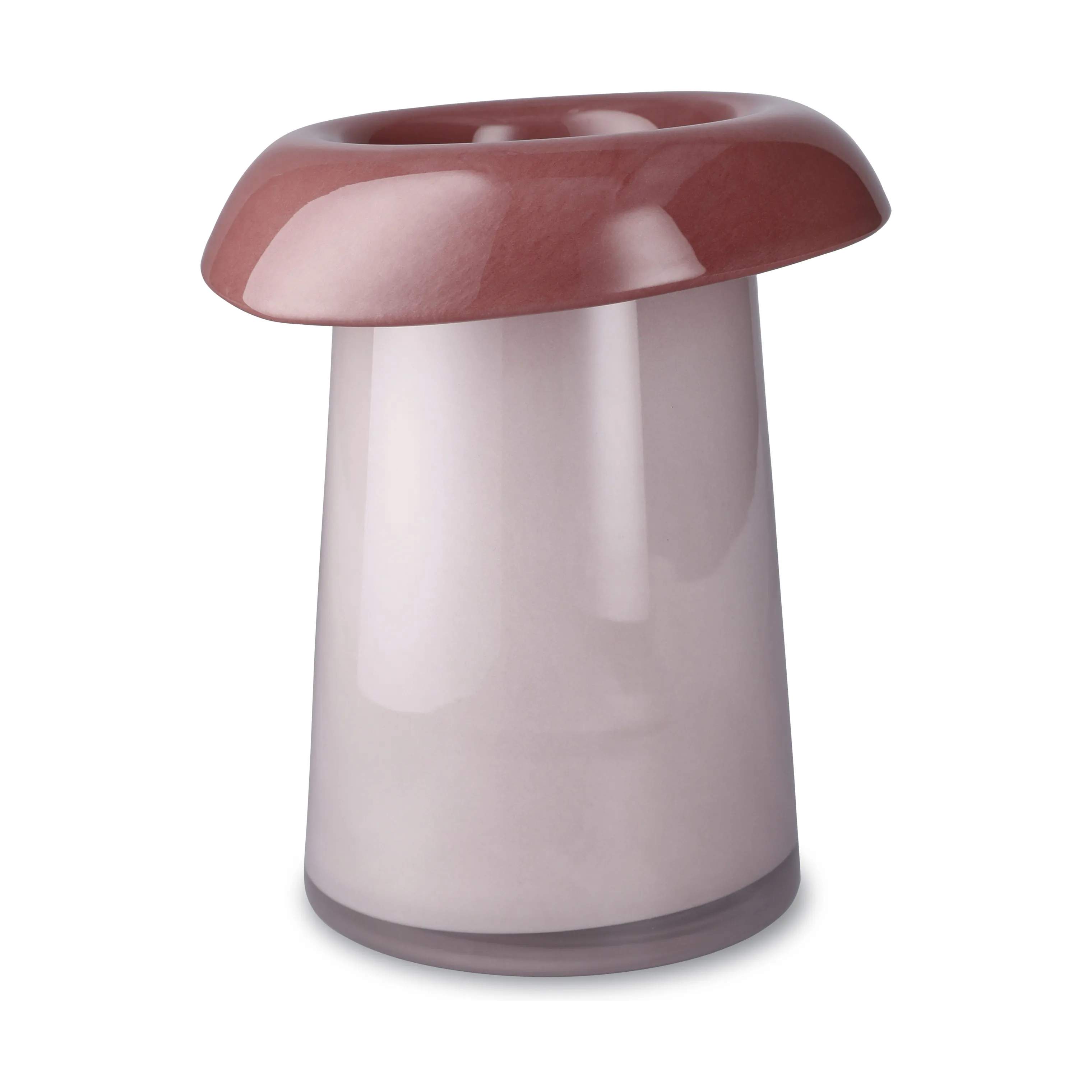 Holmegaard Vaser Soma Vase i Rosa/Terracotta, 22,5 cm, 1