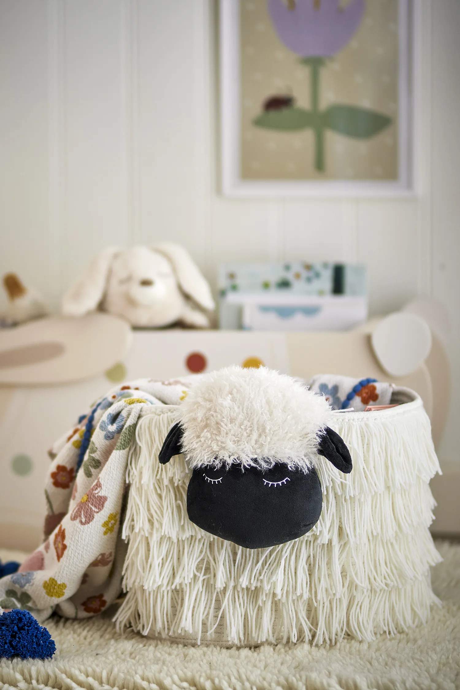 Bloomingville Mini Kurve Kurv - Dolly i Hvid, 2