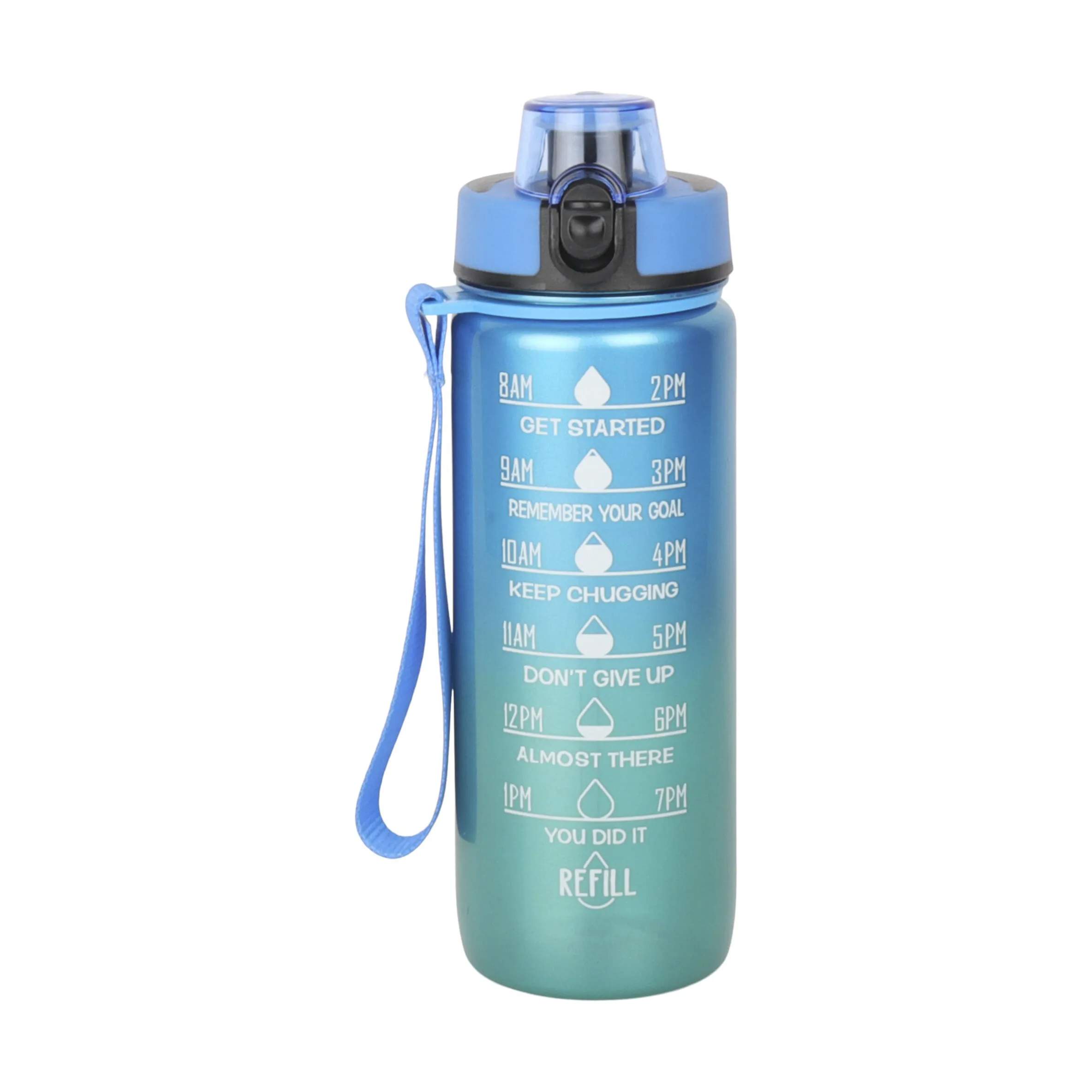 Cook & Baker Drikkedunke Motivations Vandflaske i Blå, 1