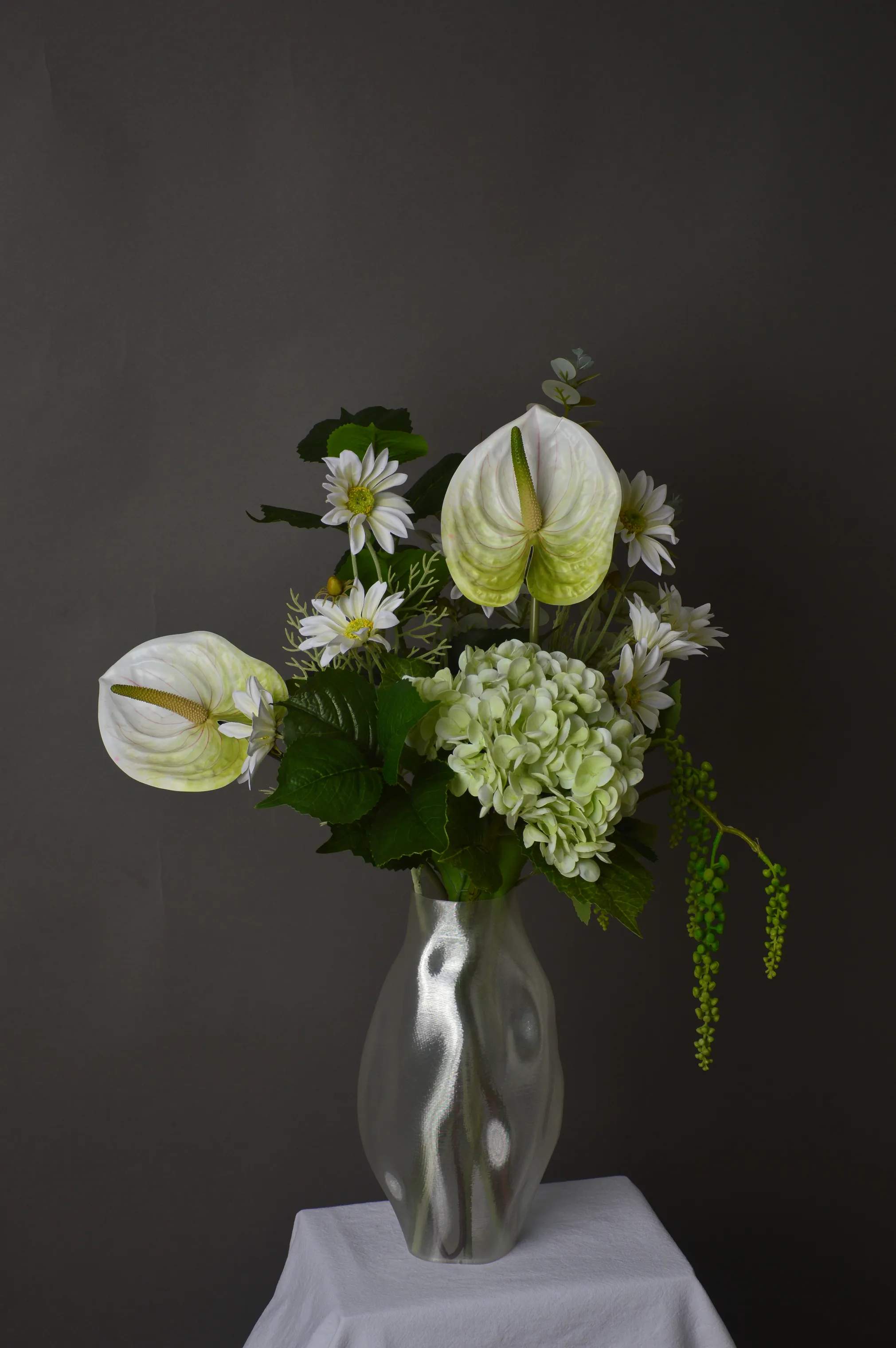 Fleuristc Kunstige blomster Fresh Mint Buket i 8 stilke, 3