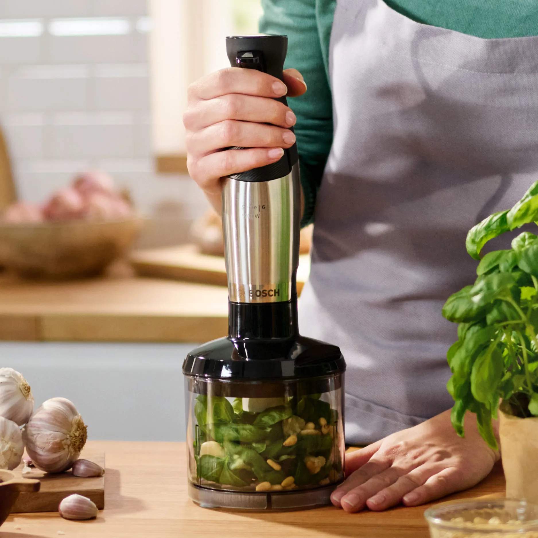 Bosch Stavblendere ErgoMaster S6 Stavblender i Sølv, 6