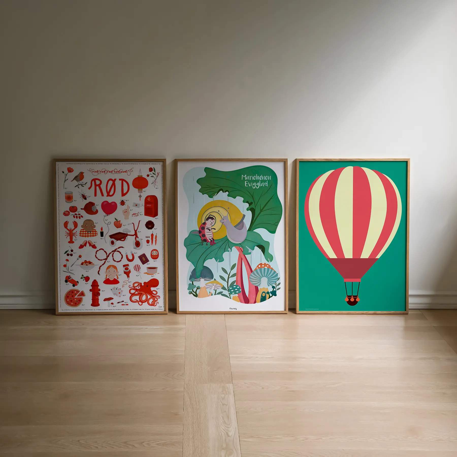 Poster&Frame Plakater Plakat - Hot Air i B50 x L70 cm, 2