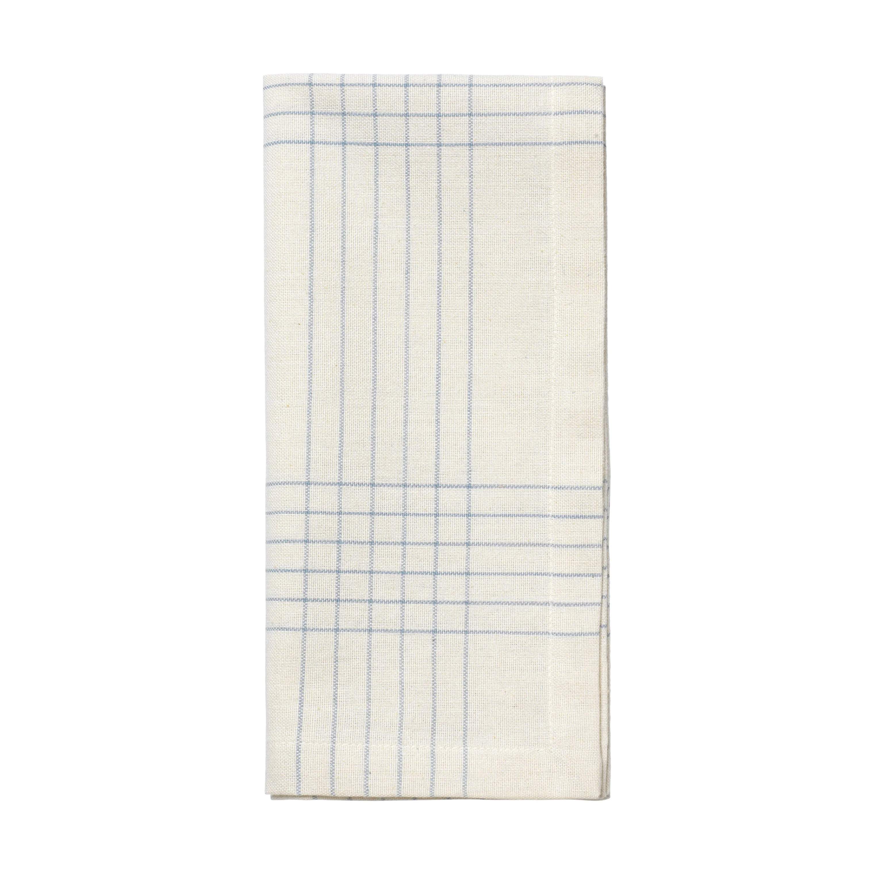 Broste Copenhagen Stofservietter Alice Stofserviet i Dusty Blue/Natural, 2
