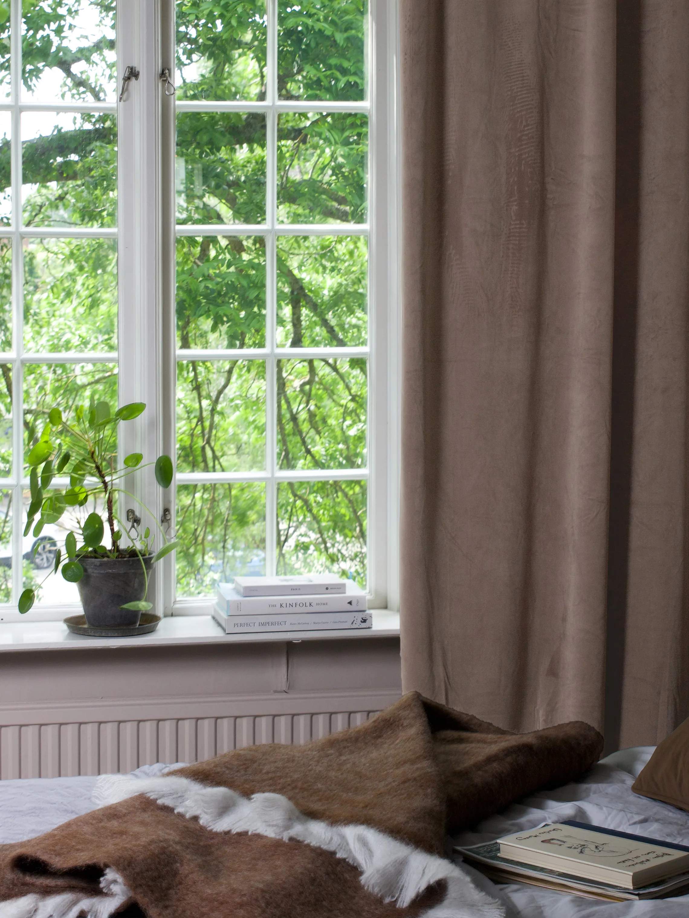 Svanefors Gardiner og gardinstænger Estelle Estrelle Gardin - 2 stk. i Sand, H280 x B135 cm, 2