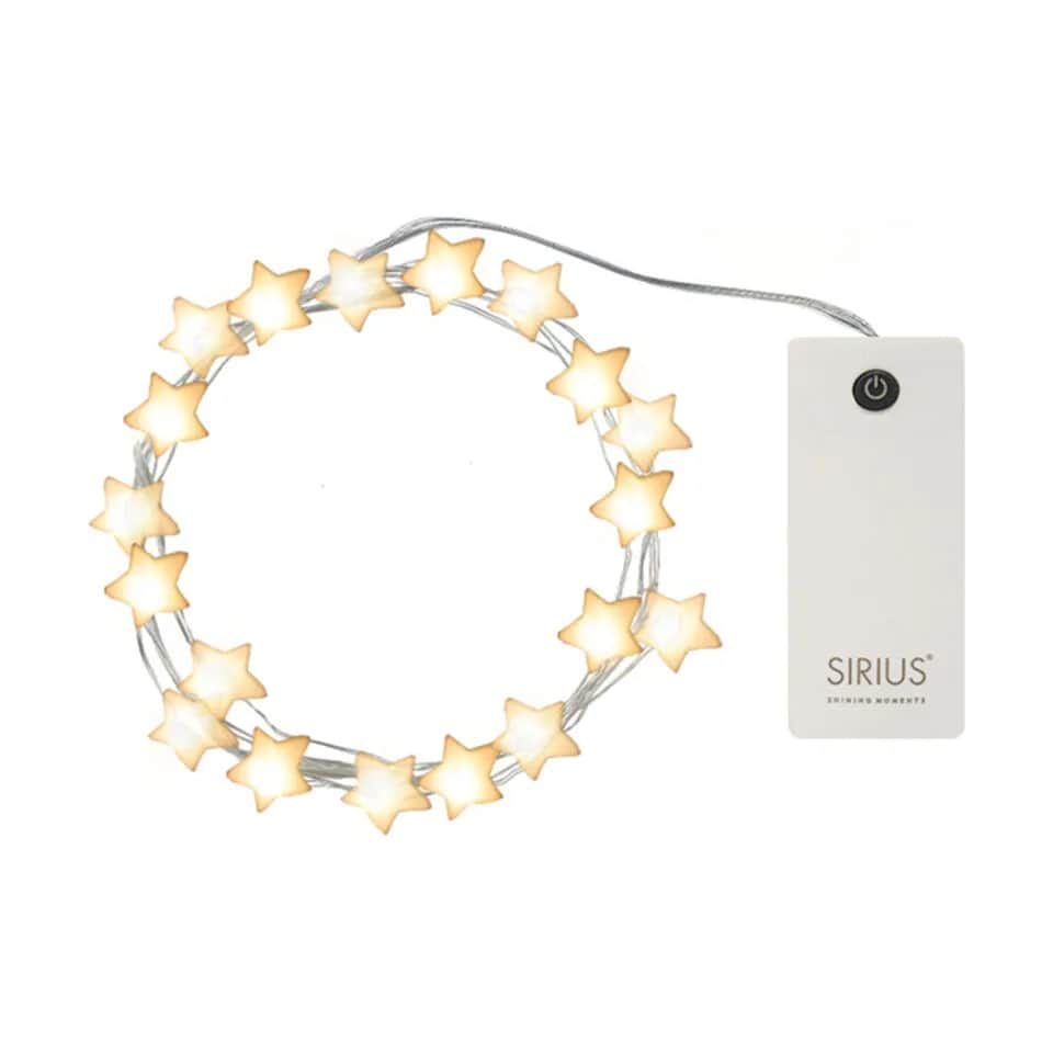 Sirius Lyskæder Ally Lyskæde i Grøn/hvid/rød, 1