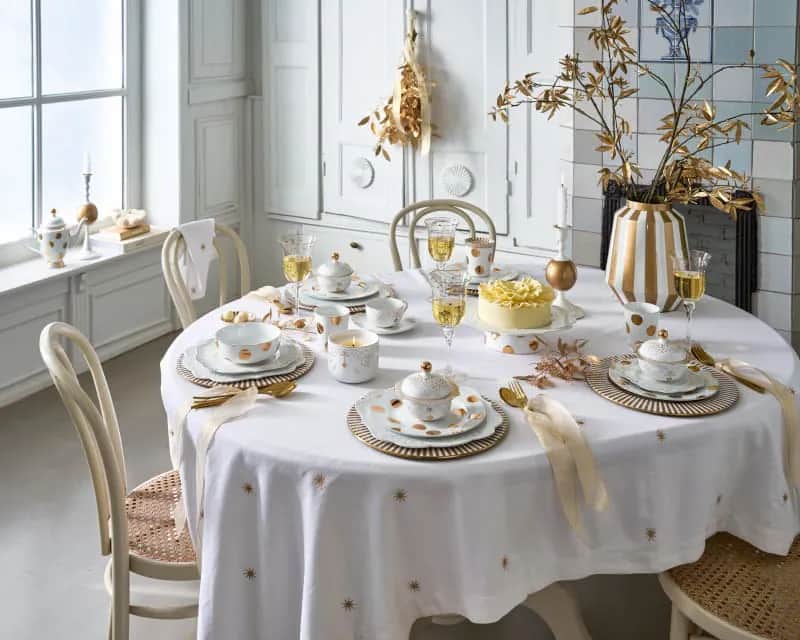 PIP Studio Krus og kopper uden hank Dot Delight Tekop i Hvid / Guld, 3