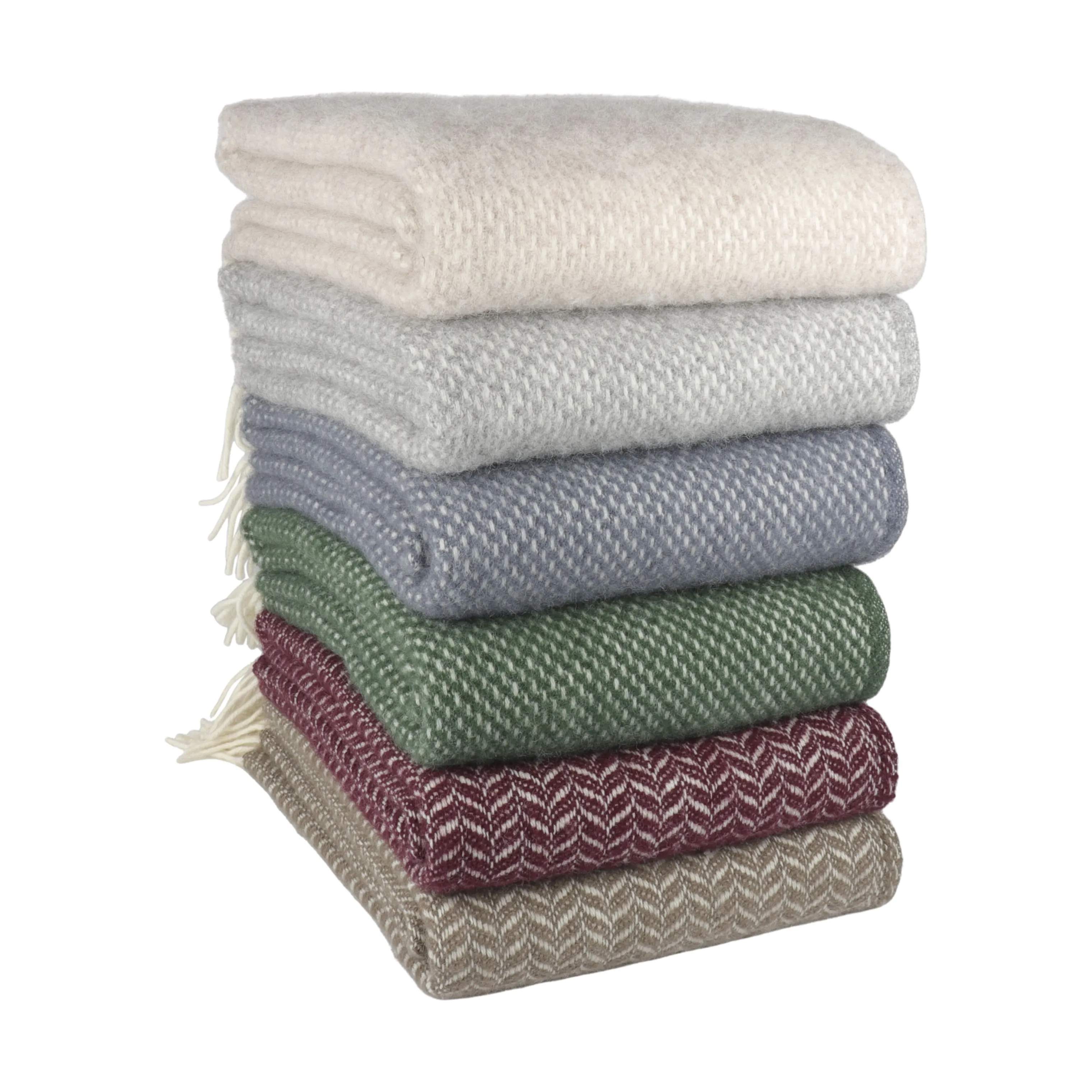 Rosenhills Væveri Plaider Clare Plaid i Grey, 2