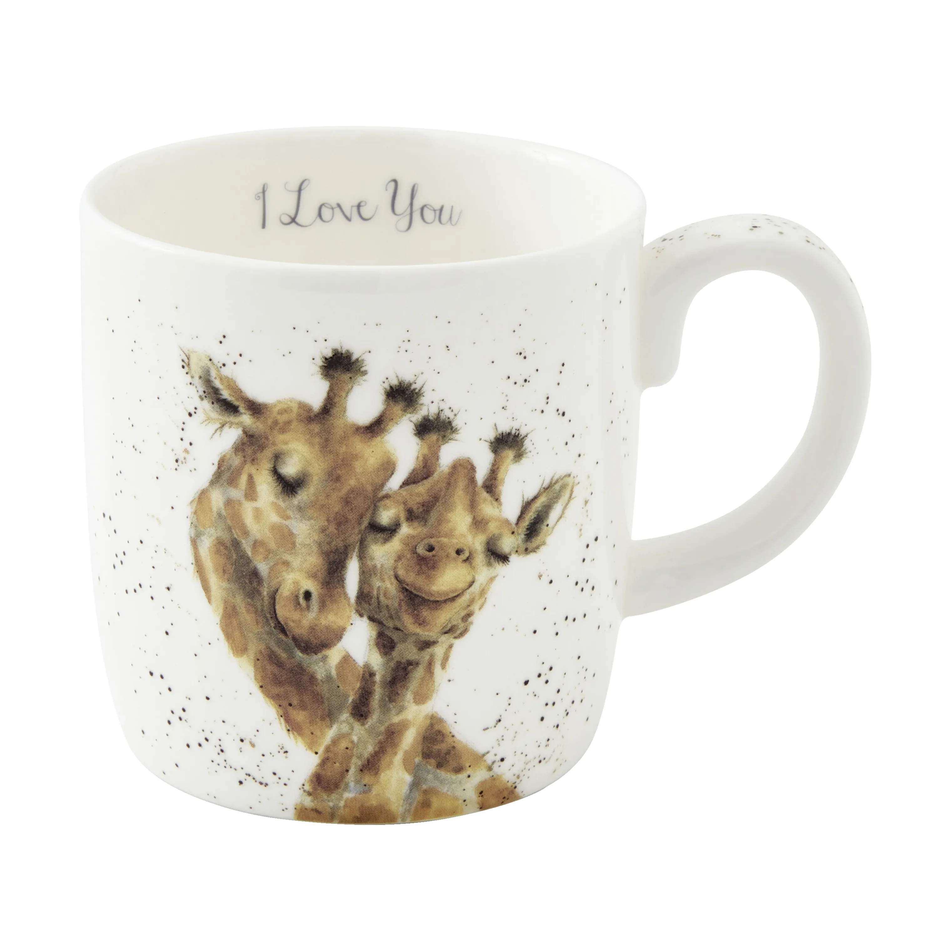 Spode Krus og kopper med hank Wrendale Krus i Giraf, 1