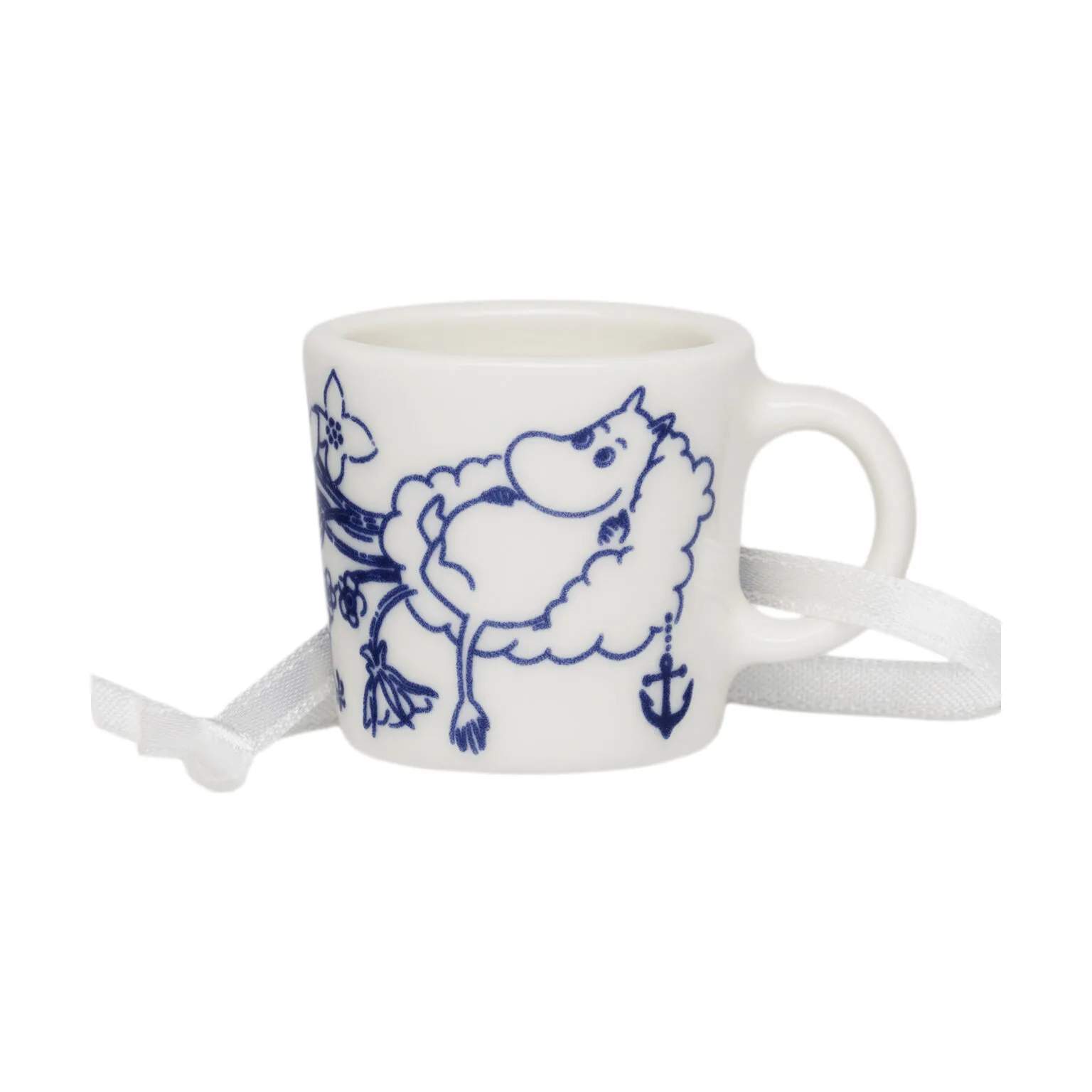 Moomin Arabia Krus og kopper med hank Arabia Service Haru Mini Krus i Hvid/blå, 1