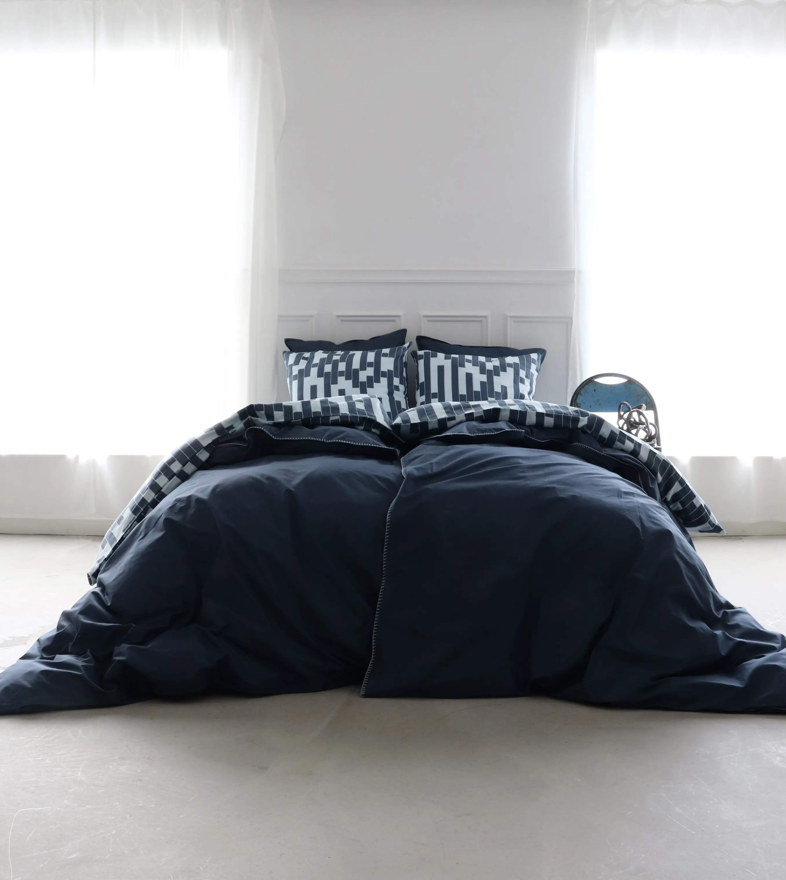 omhu x Mads Barfod Sengetøj Edge Sengetøj i Ocean, B140 x L220 cm, 7