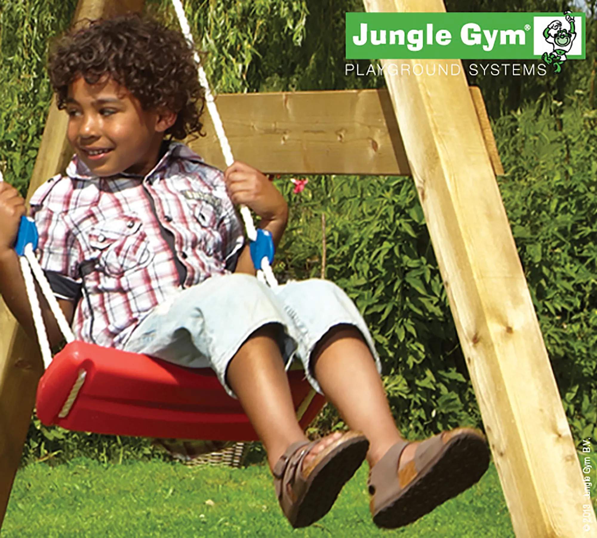 Jungle Gym Legetårne Gynge i Rød, 2