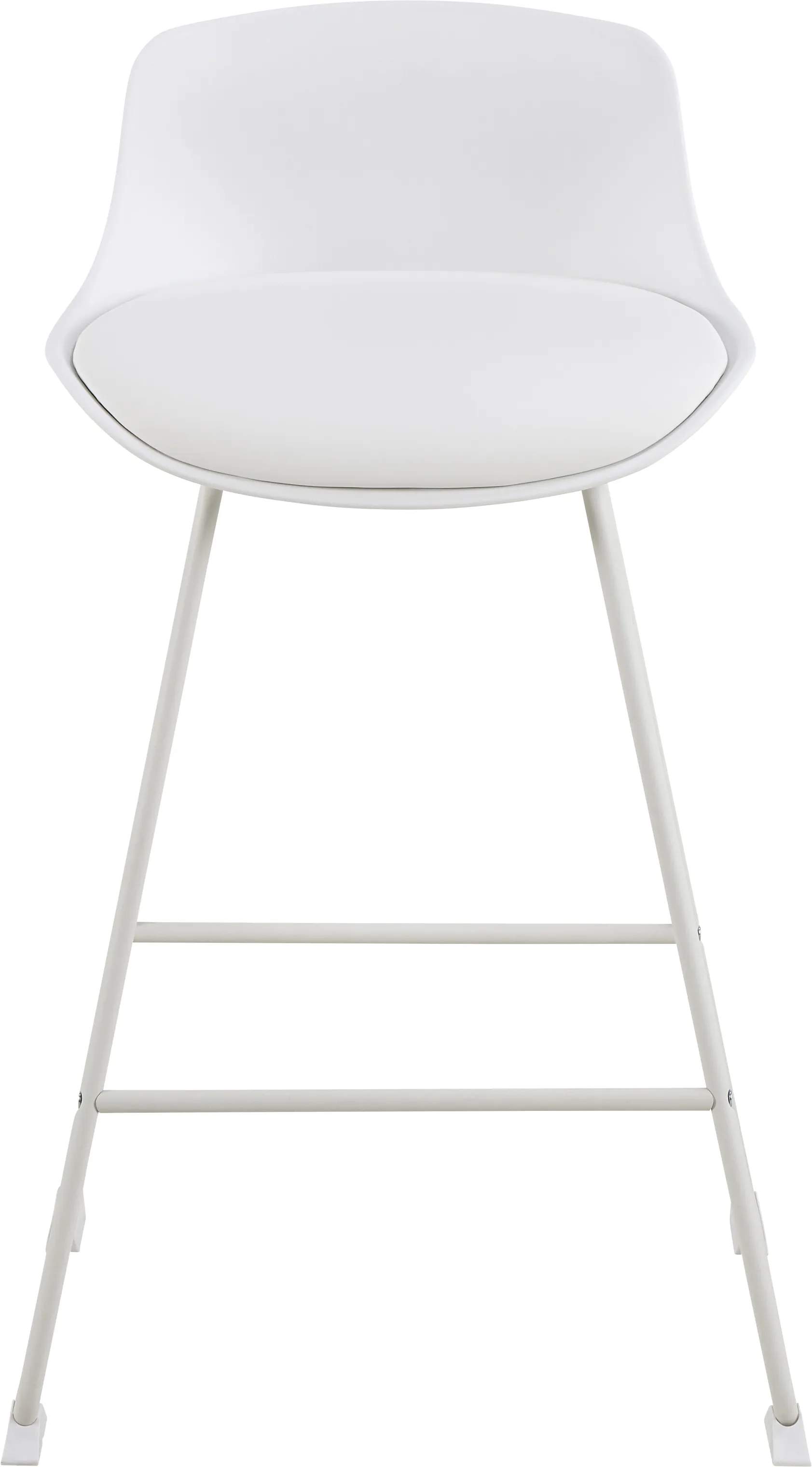 CASA Living Barstole Tina Barstol - 2 stk i Hvid, H84 x B50 cm, 6