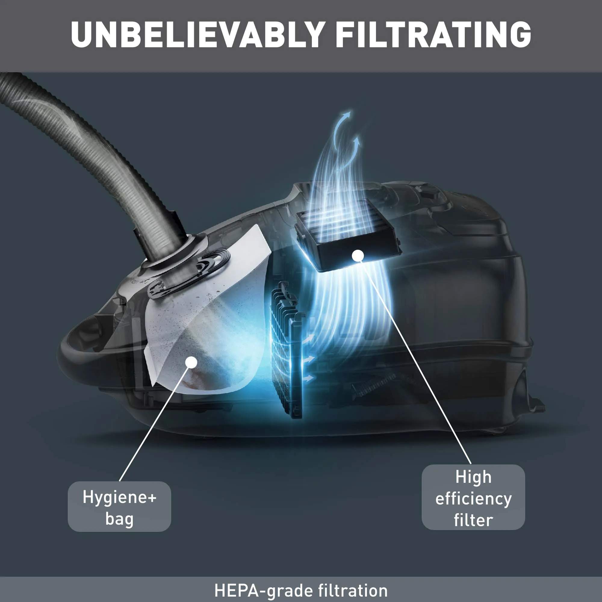 Tefal Støvsugere Silence Force Total Clean Animal Støvsuger i Hvid/sølv, 5