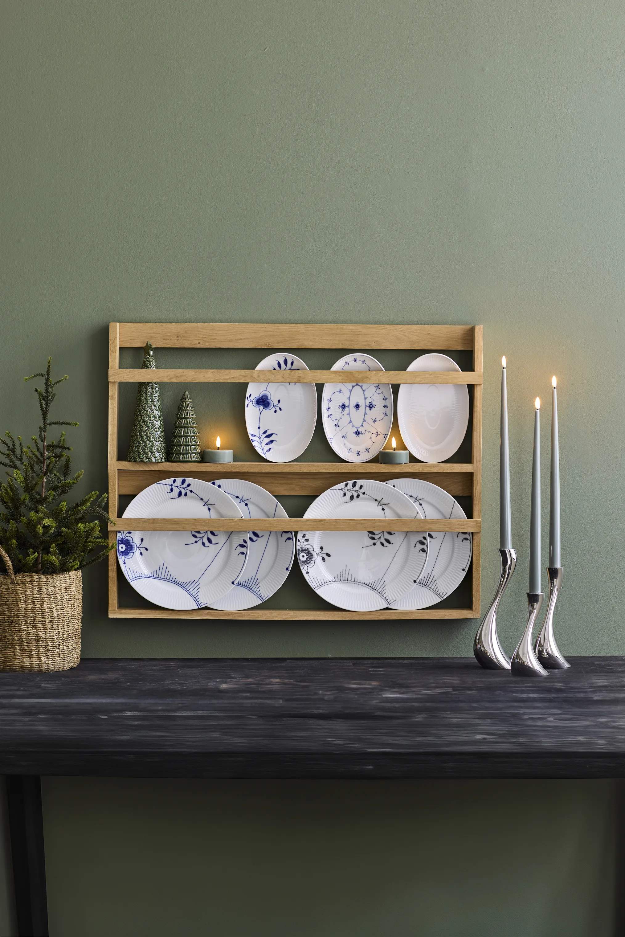 Royal Copenhagen Asietter Gifts with History Asiet - 3 stk. i Koboltblå/hvid, 2