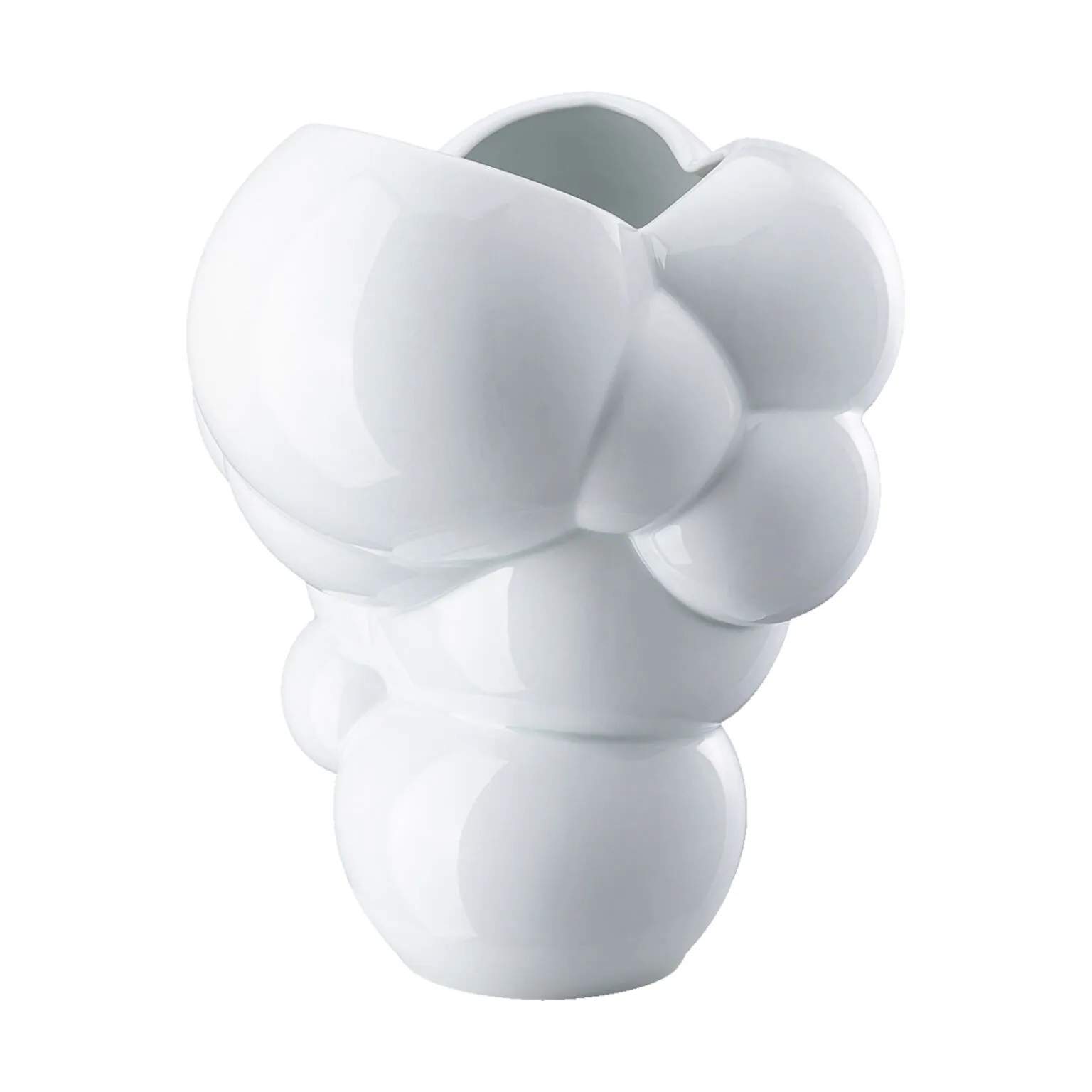 Skum Vase, hvid, large
