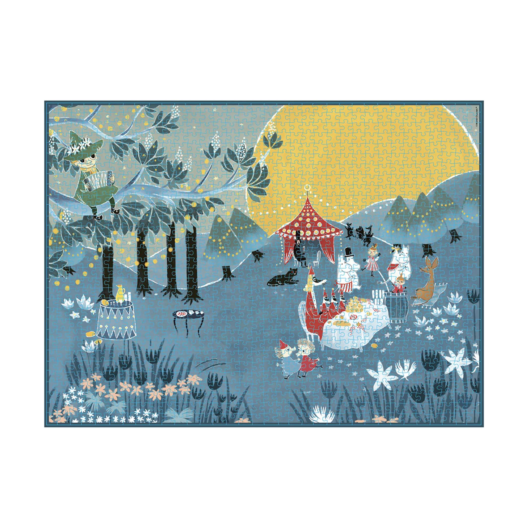 Barbo Toys Puslespil Mumi Puslespil - Moomin i Skovblå, 4