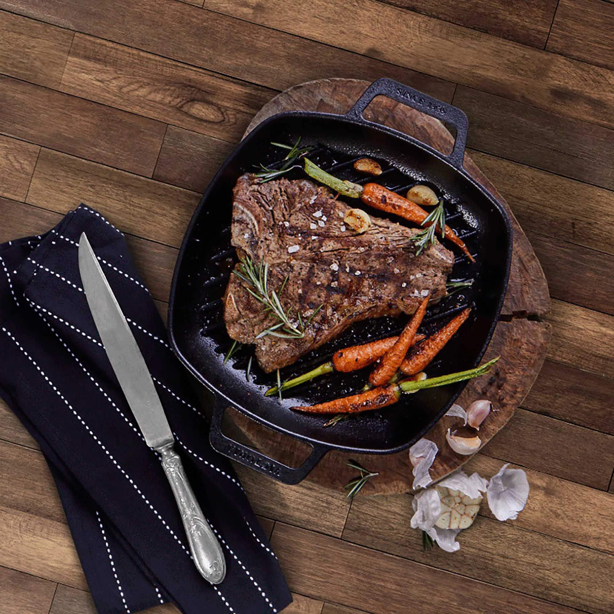 Victoria Grillpander Emaljeret Grillpande i Sort, 3