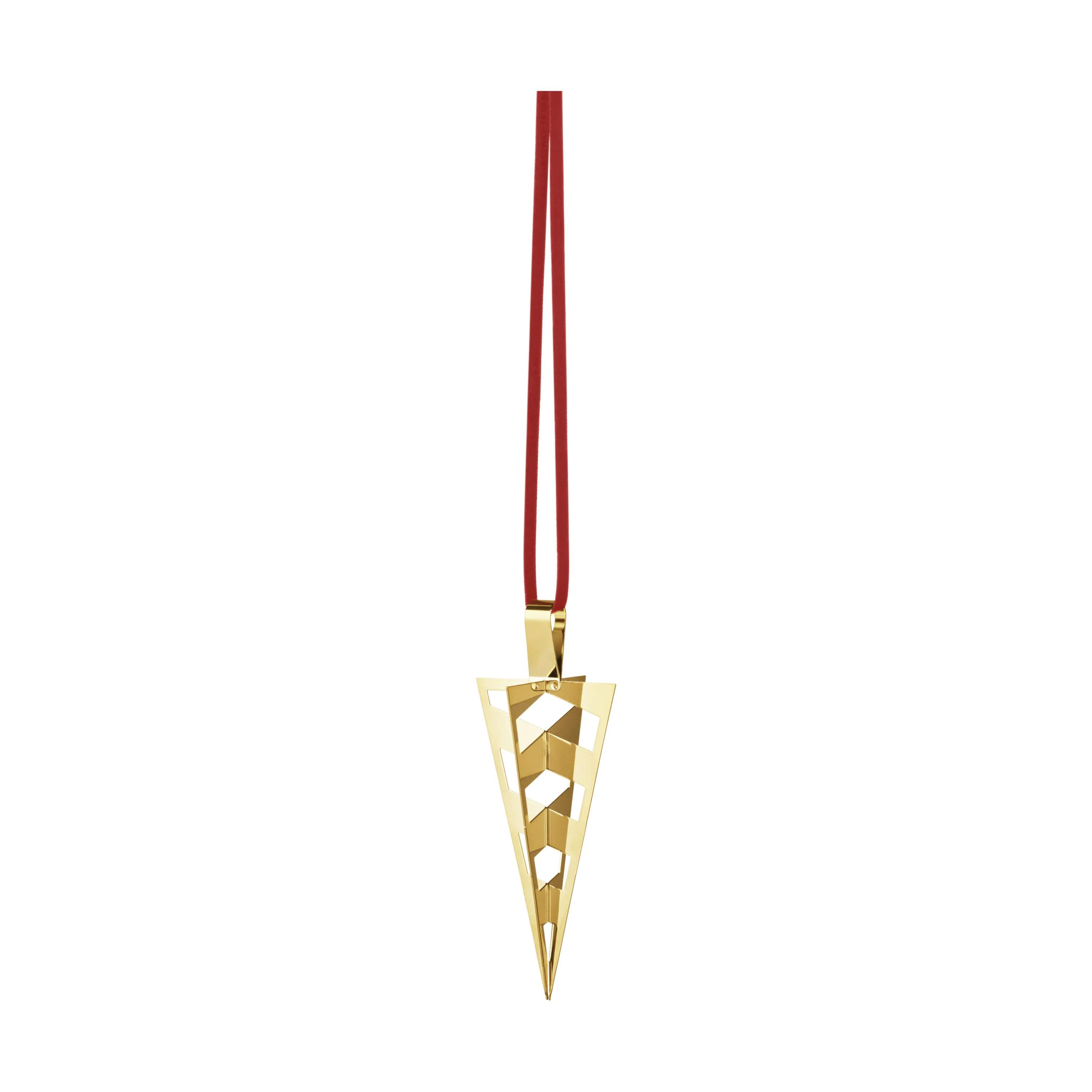 CC 2025 Juleornament - Kræmmerhus, guld, large