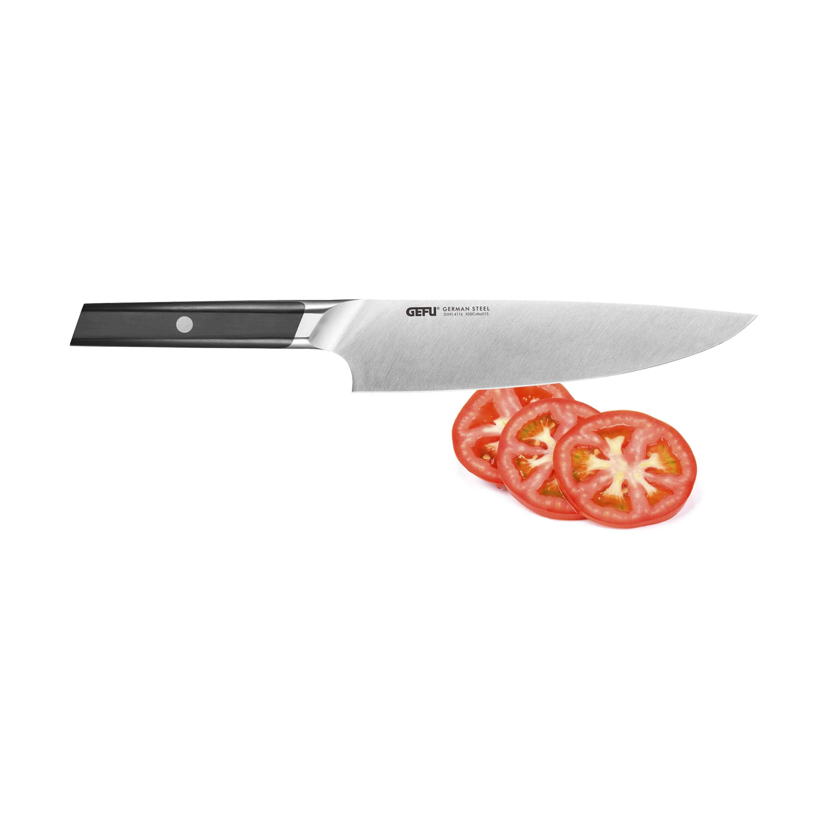 Gefu Kokkeknive Acuro Kokkekniv i Sort/Sølv, 1