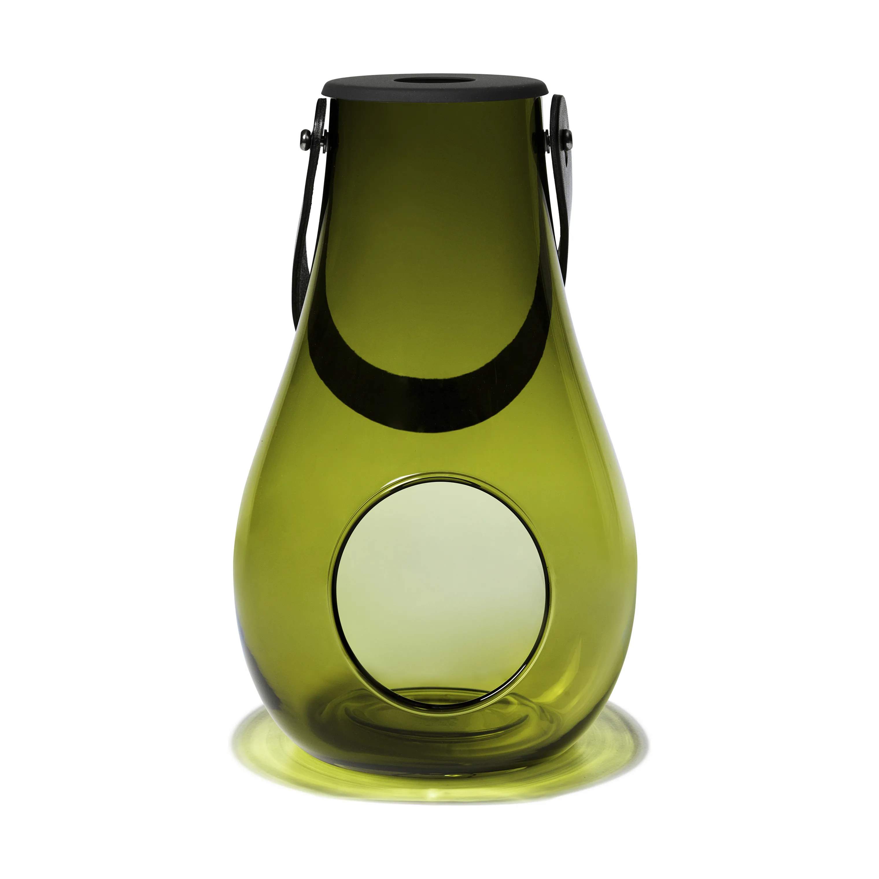 Holmegaard Lanterner Design With Light Lanterne i olivengrøn, 25 cm, 1