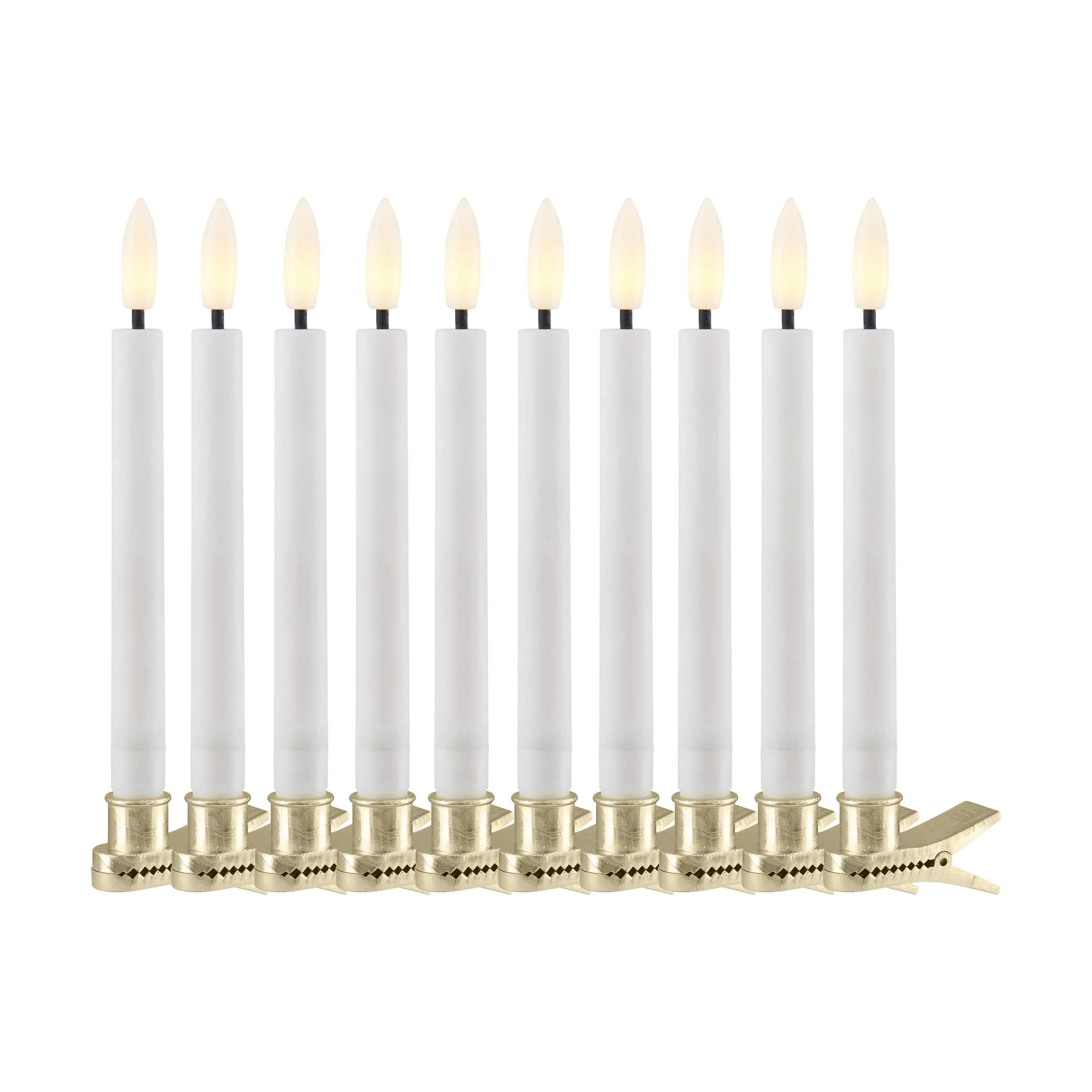 Sirius Lysholdere og juletræslys Sille Juletræslys - 10 stk. i 12 cm, 1