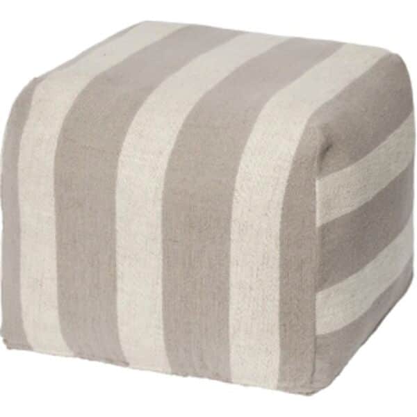 Broste Copenhagen Puffer Sigrid Puf i Lysegrå, 1