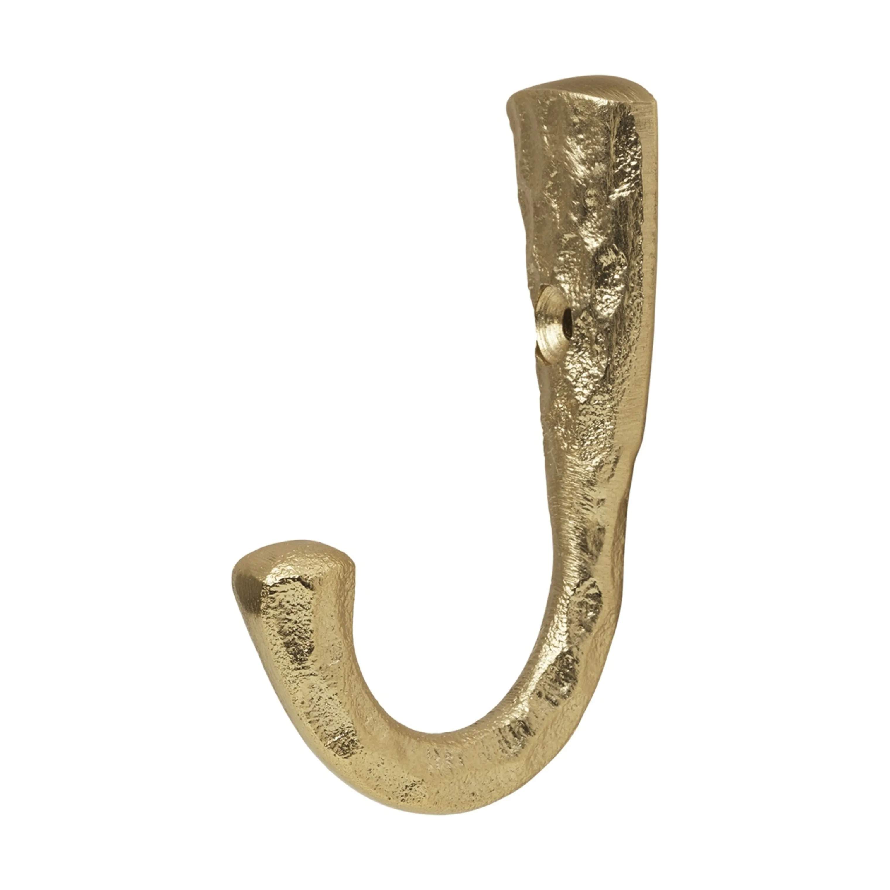 Broste Copenhagen Knager Tess Knage i messing , H7,5 x B2 cm, 1