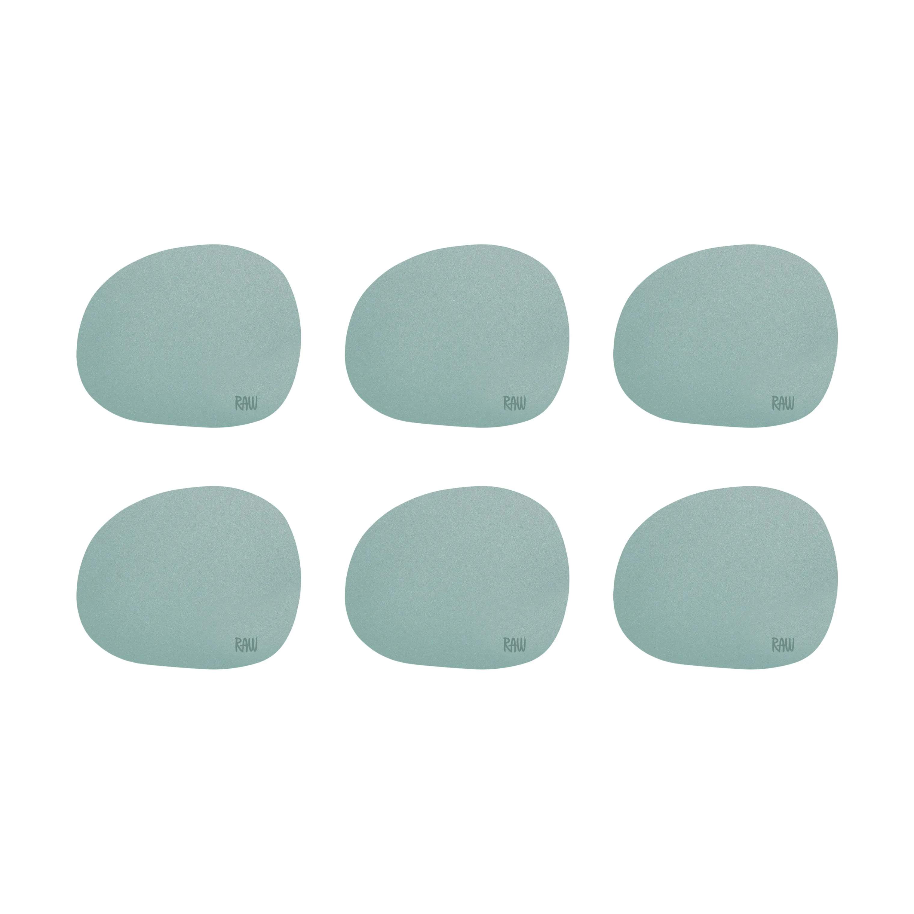 RAW by Aida Glasbrikker og coasters Coaster - 6 stk. i Green, 1