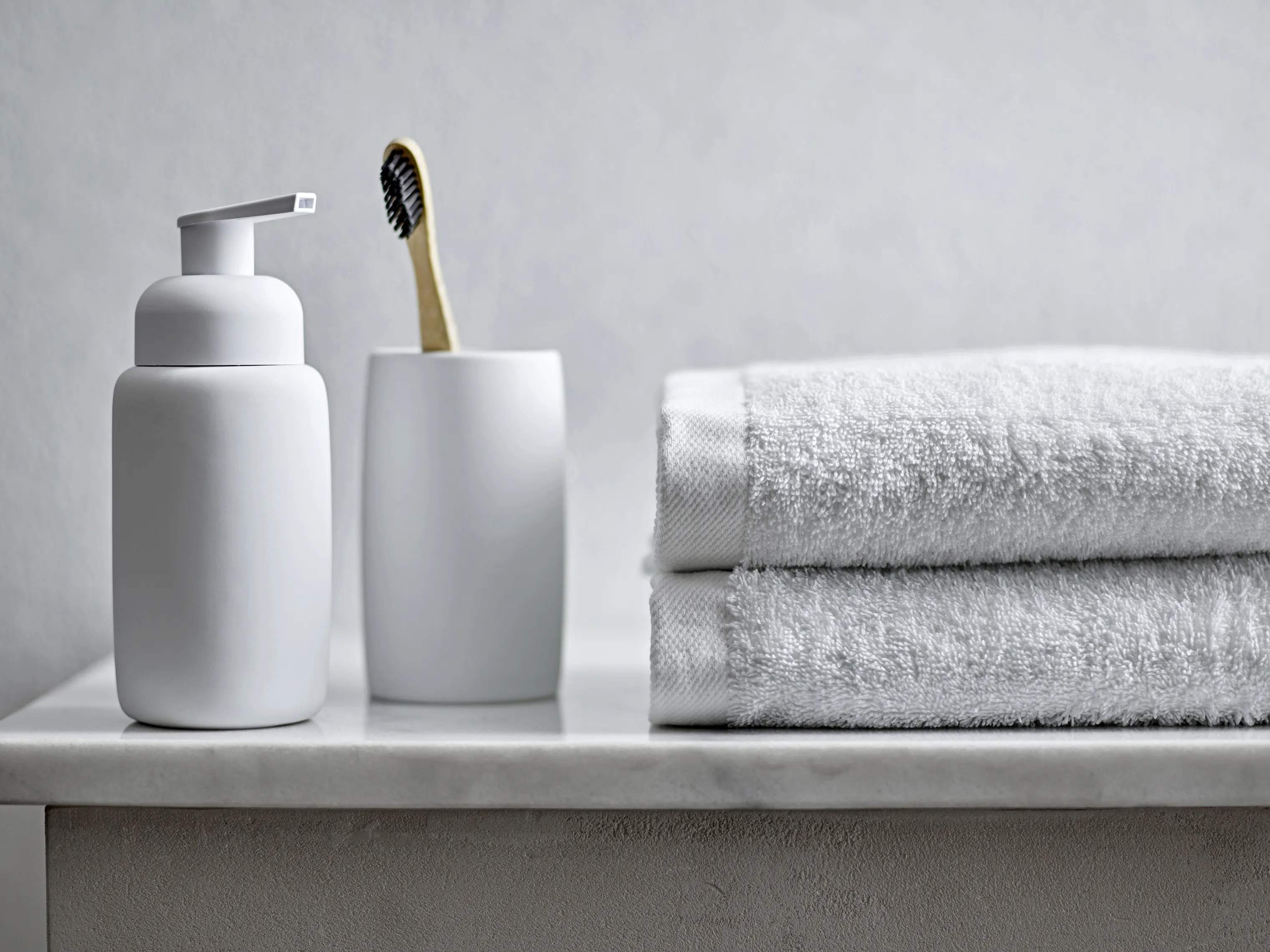 Södahl Håndklæder Organic Comfort Håndklæde i White, B40 x L60 cm, 2