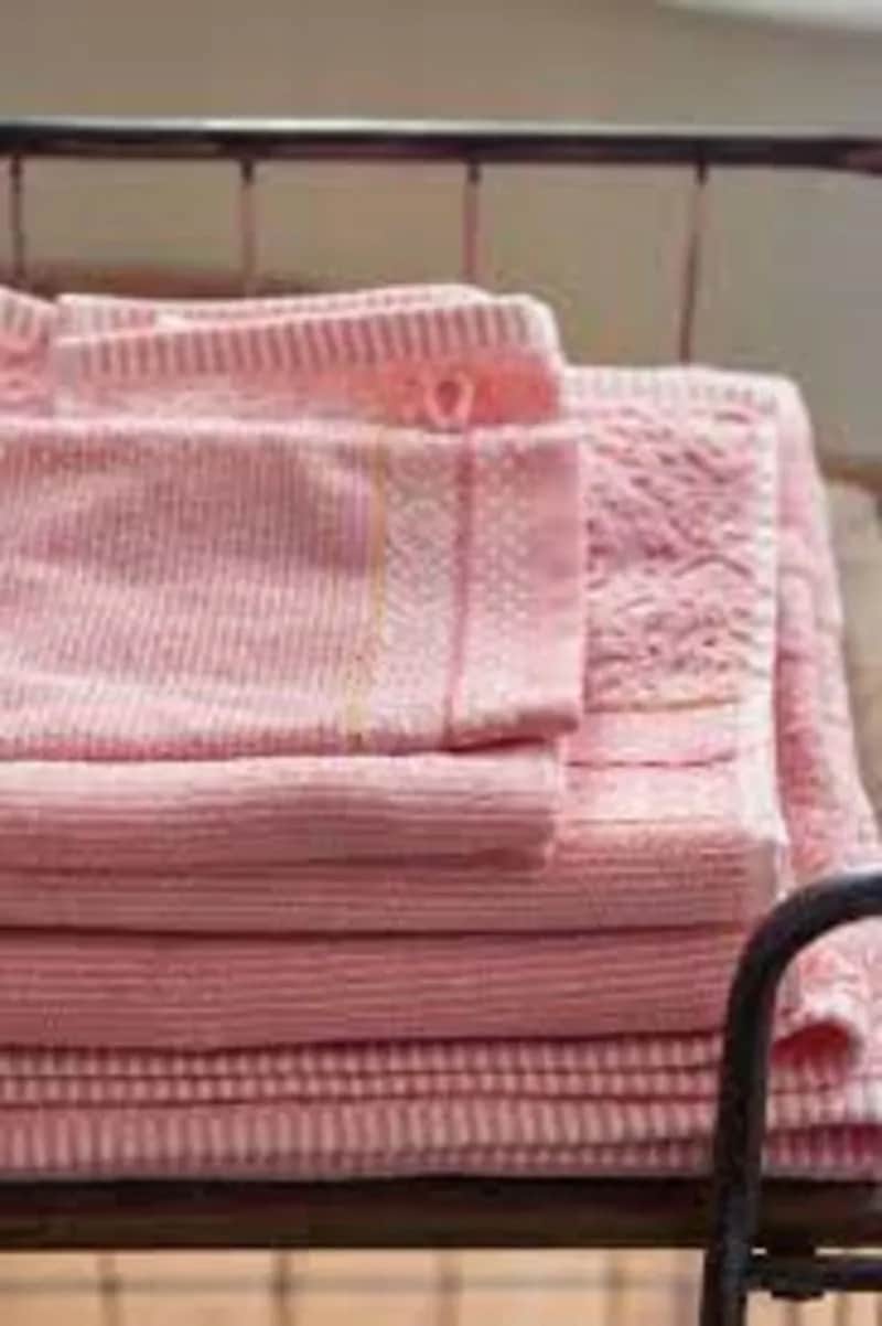 PIP Studio Håndklæder Soft Zellige Håndklæde i Pink, B70 x L140 cm, 5