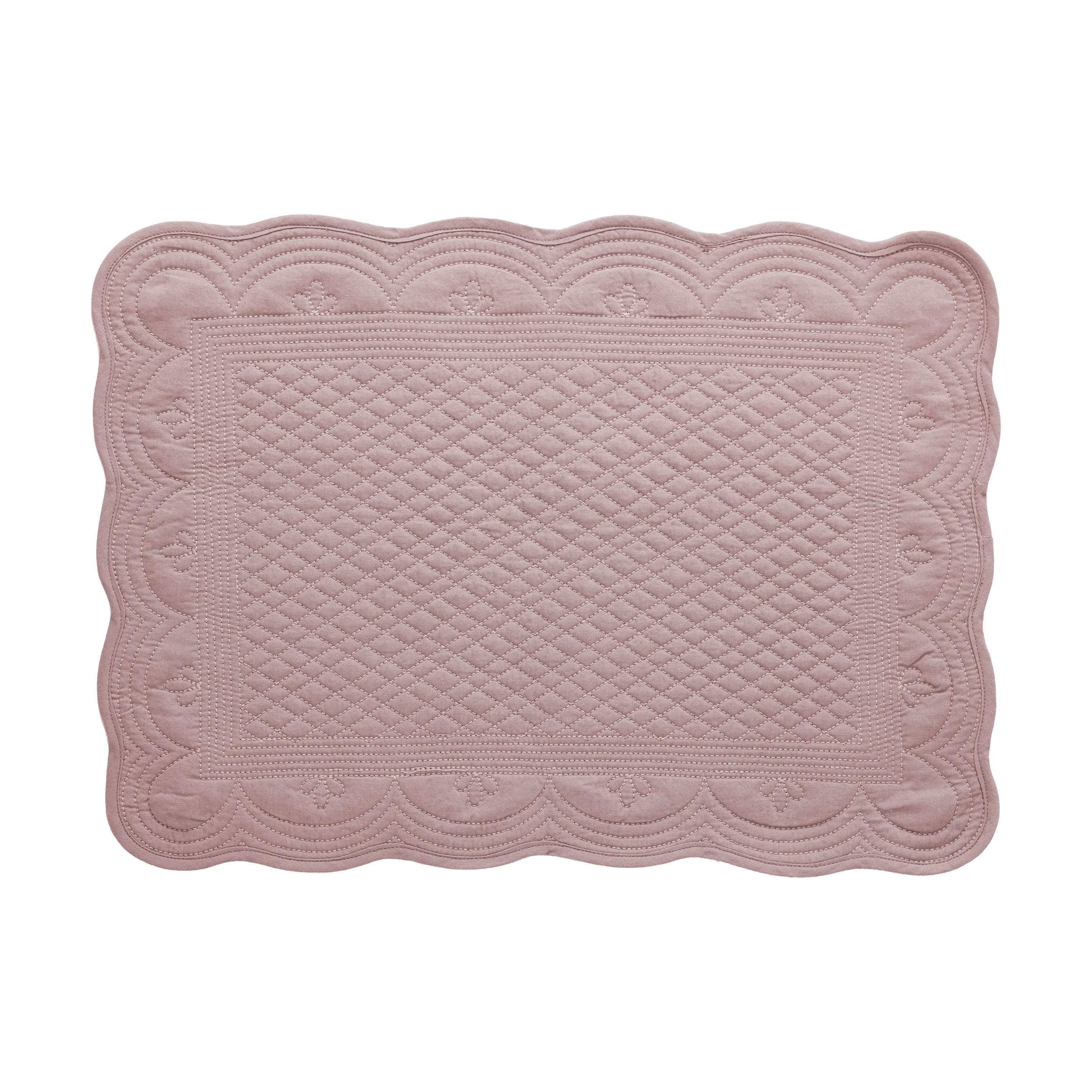 Lene Bjerre Dækkeservietter Estrid Dækkeserviet i lyserød, 1