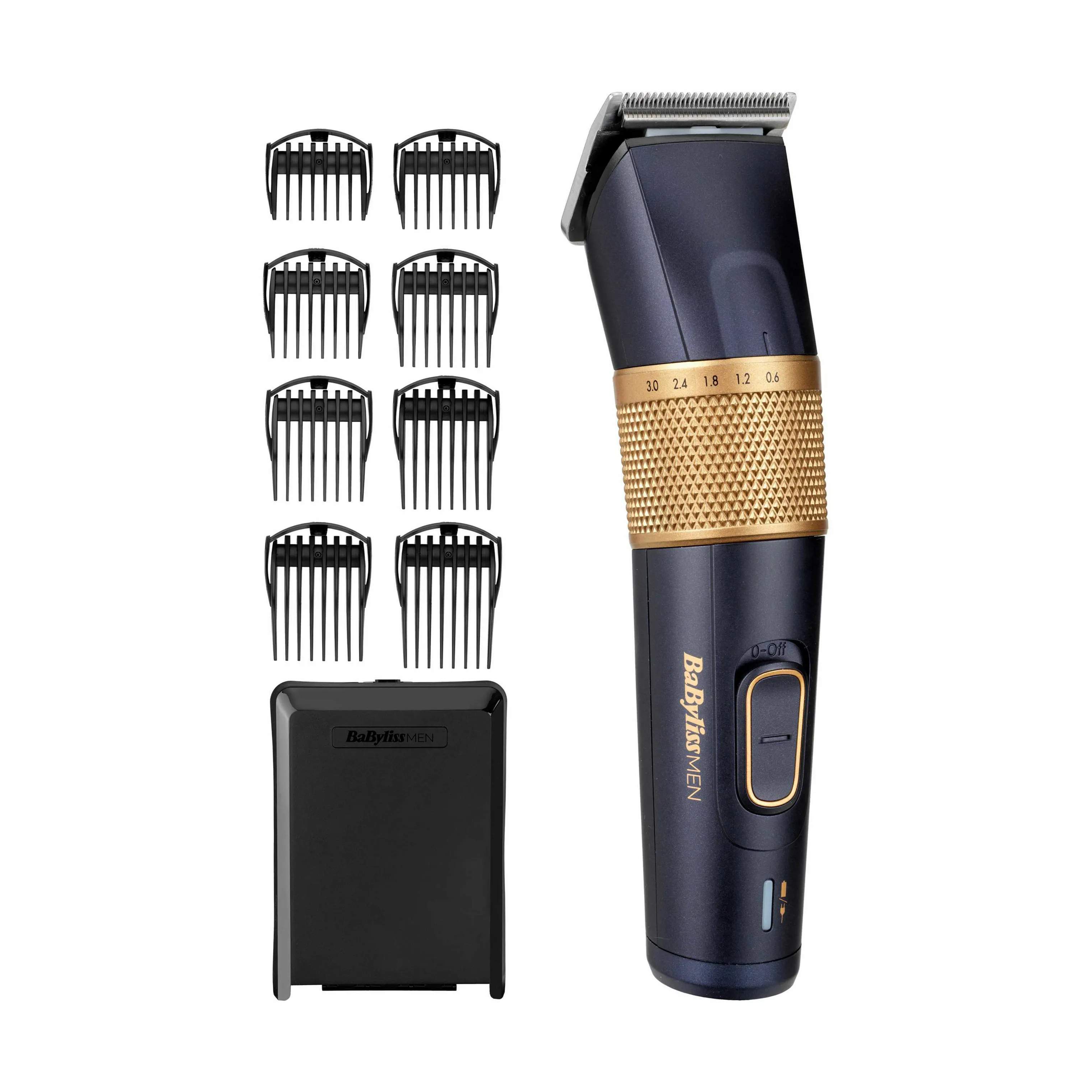 BaByliss Trimmere Lithium Power Hårklipper E986E i Blå/guld, 3