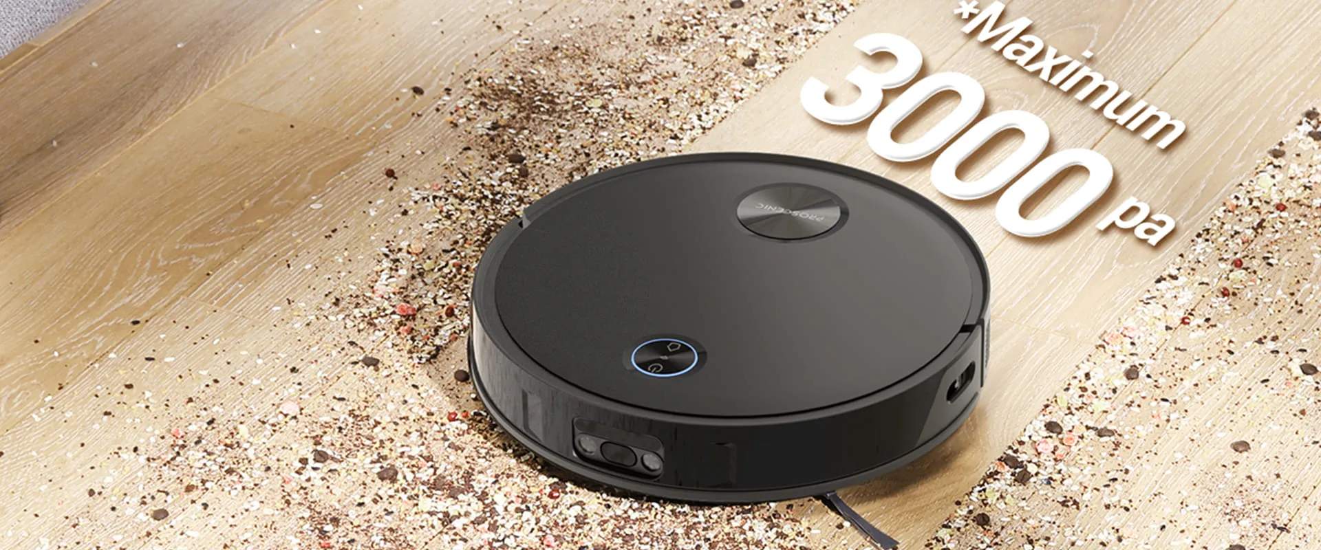 Proscenic Robotstøvsugere V10 Robotstøvsuger i Grå, 5
