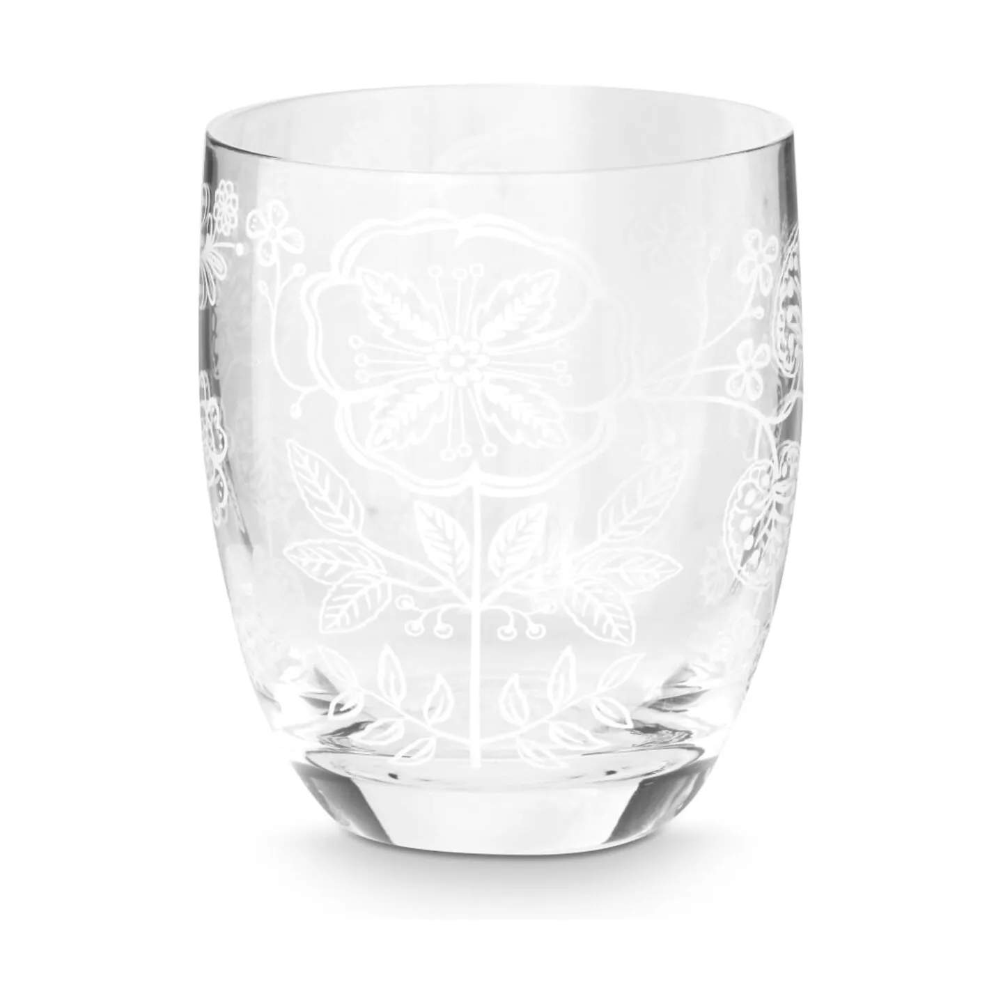 PIP Studio Vandglas Lily & Lotus Vandglas - 2 stk. i Klar/hvid, 4